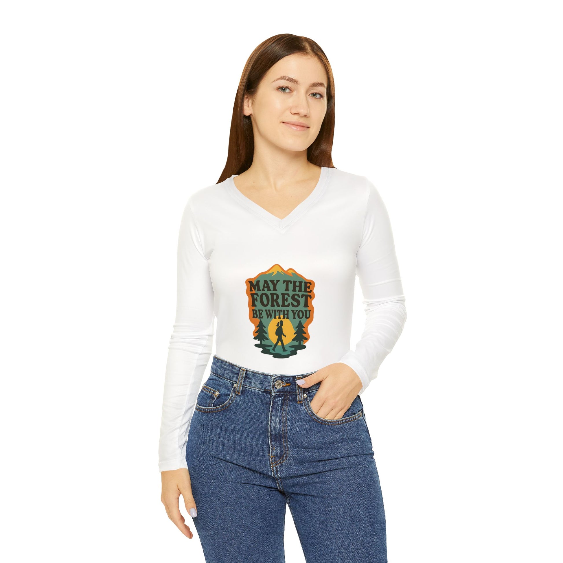 "May the Forest Be With You" long sleeve tee
