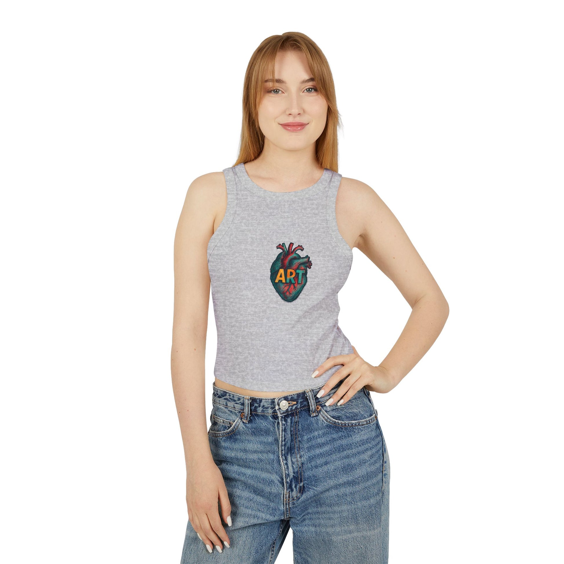 Art Heart Tank Top