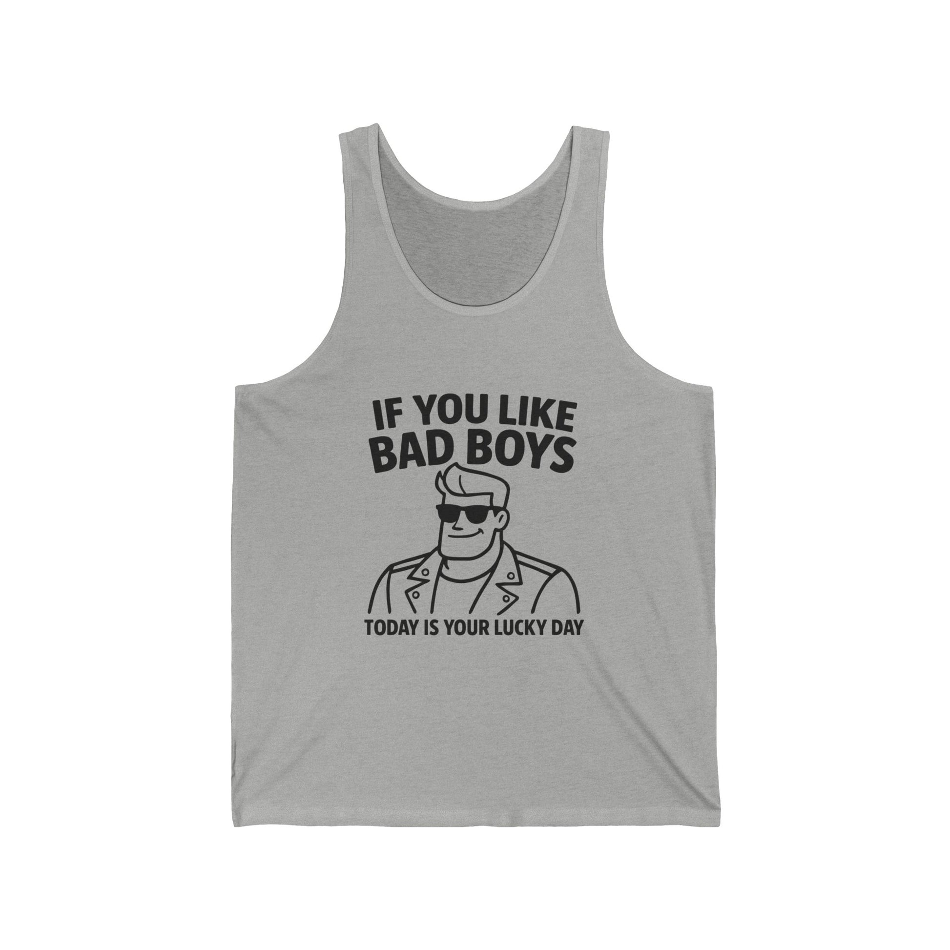 Flirty Bad Boys Unisex Jersey Tank,
