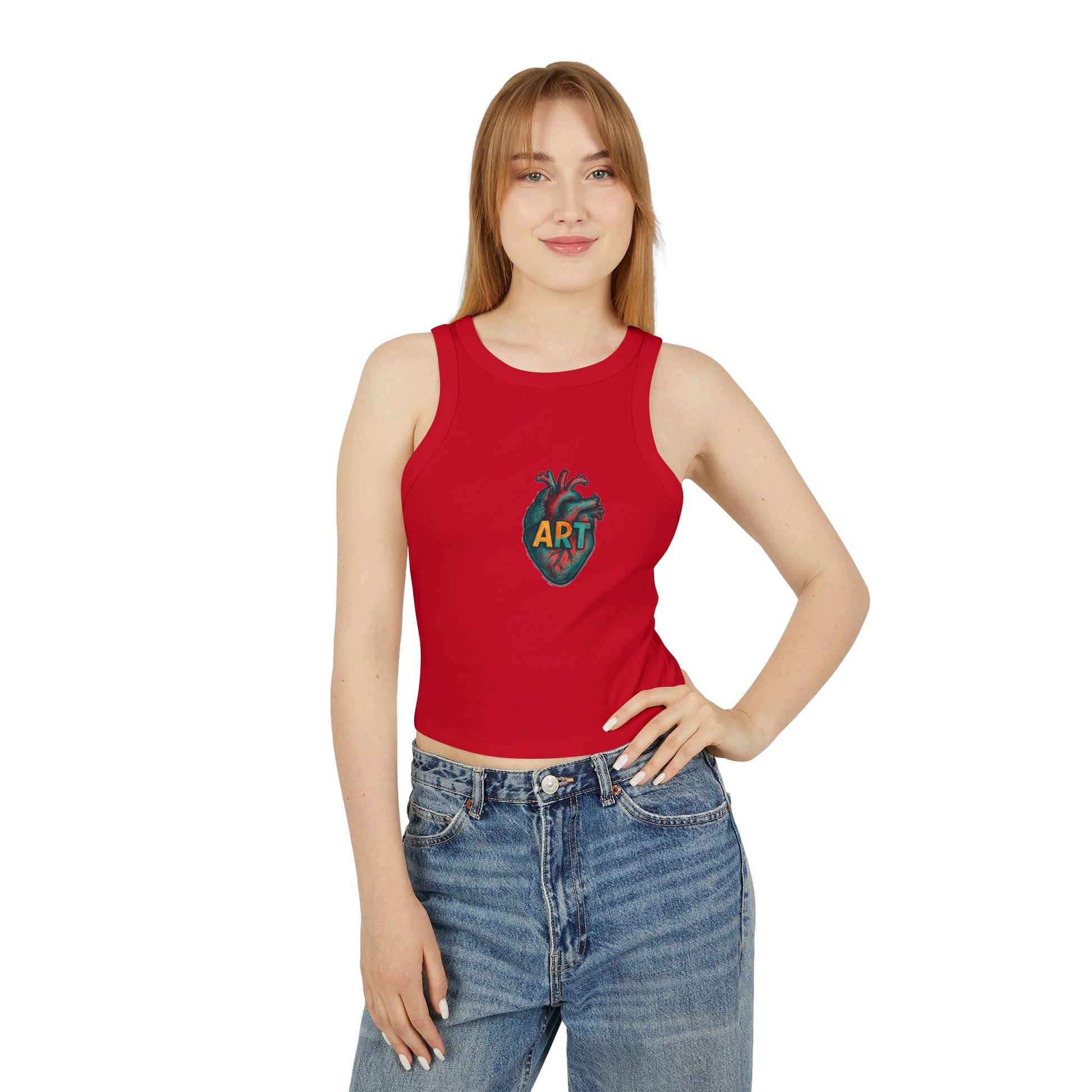 Art Heart Tank Top