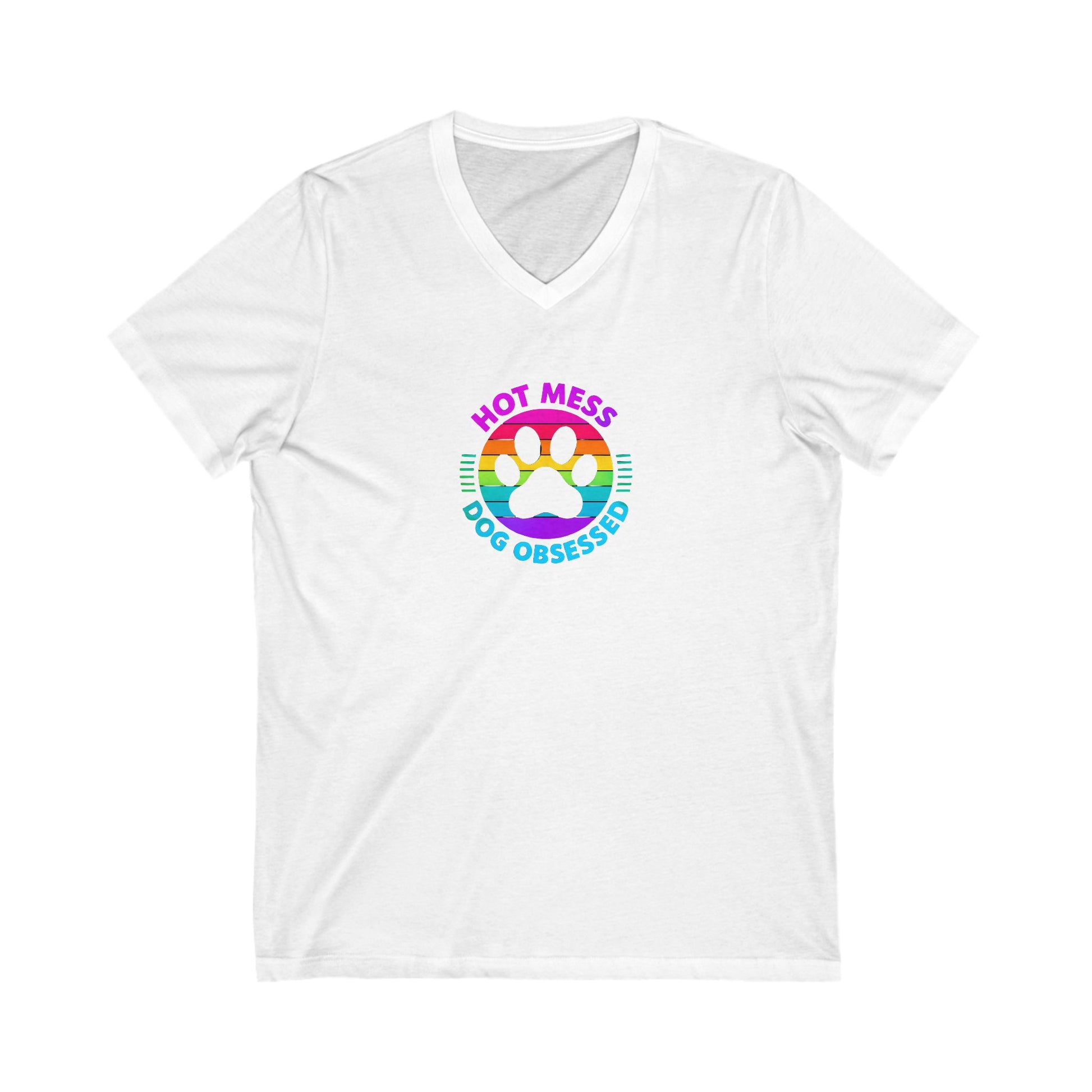 Dog Obsessed Jersey Short Sleeve V-Neck