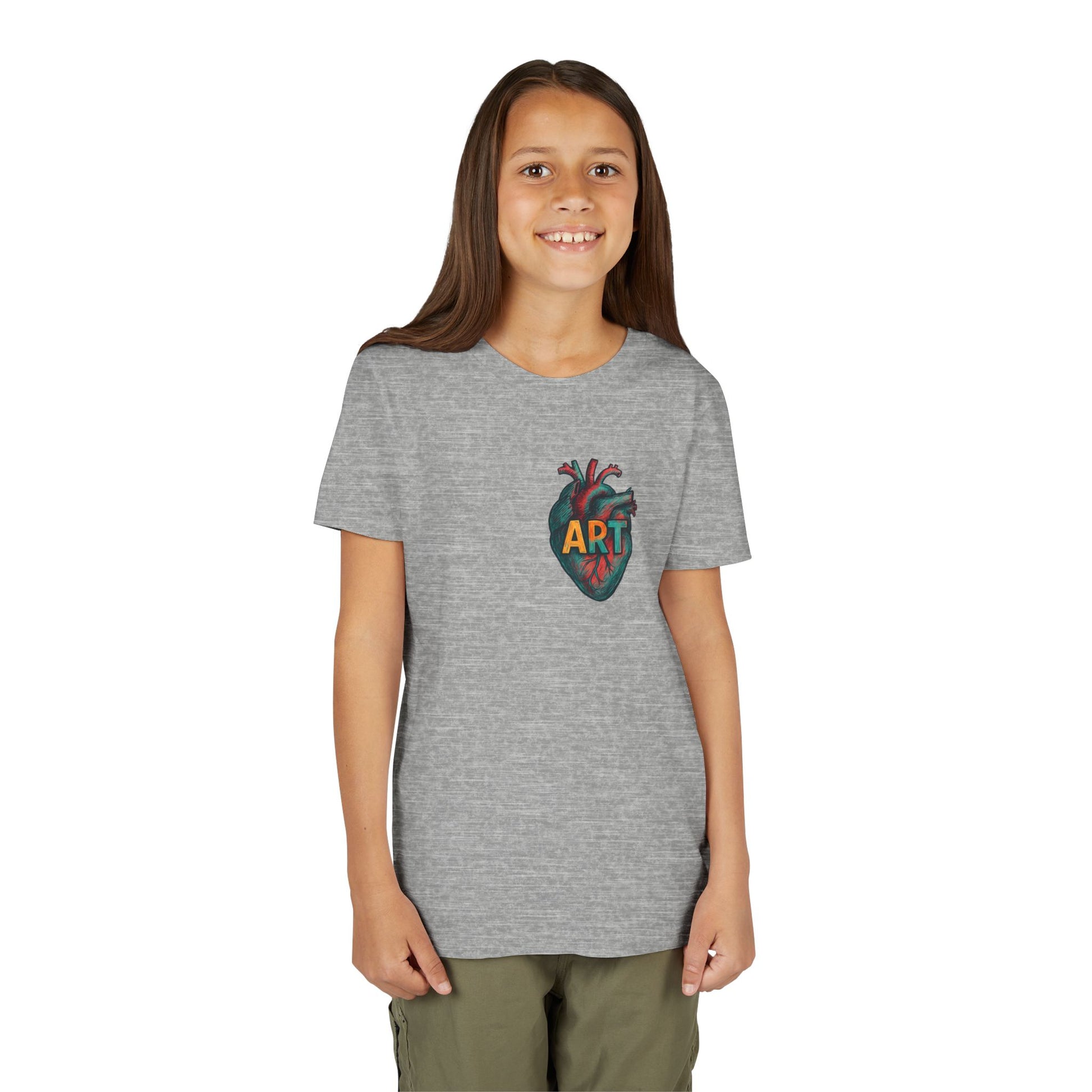 Heart Art Youth Tee Shirt