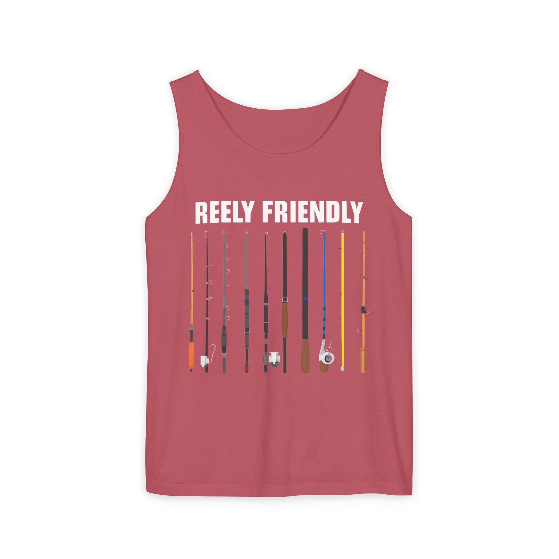 Reely Friendly Fishing Tank Top | Outdoor Apparel, Summer Vibes, Fisherman Gift, Casual Wear, Beach Outing