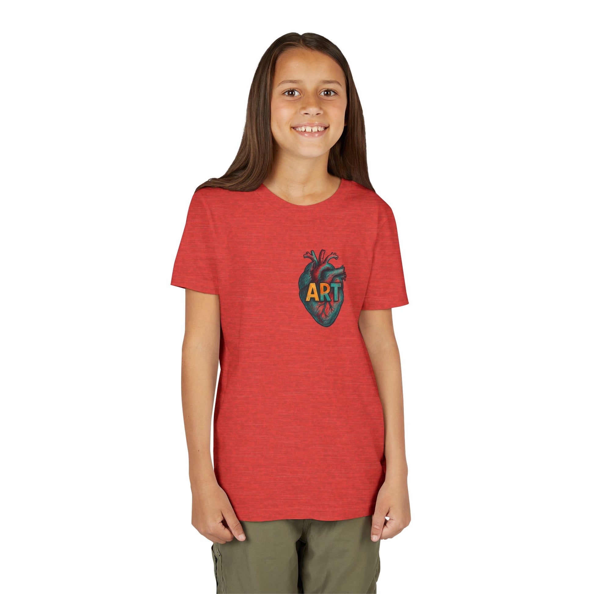 Heart Art Youth Tee Shirt
