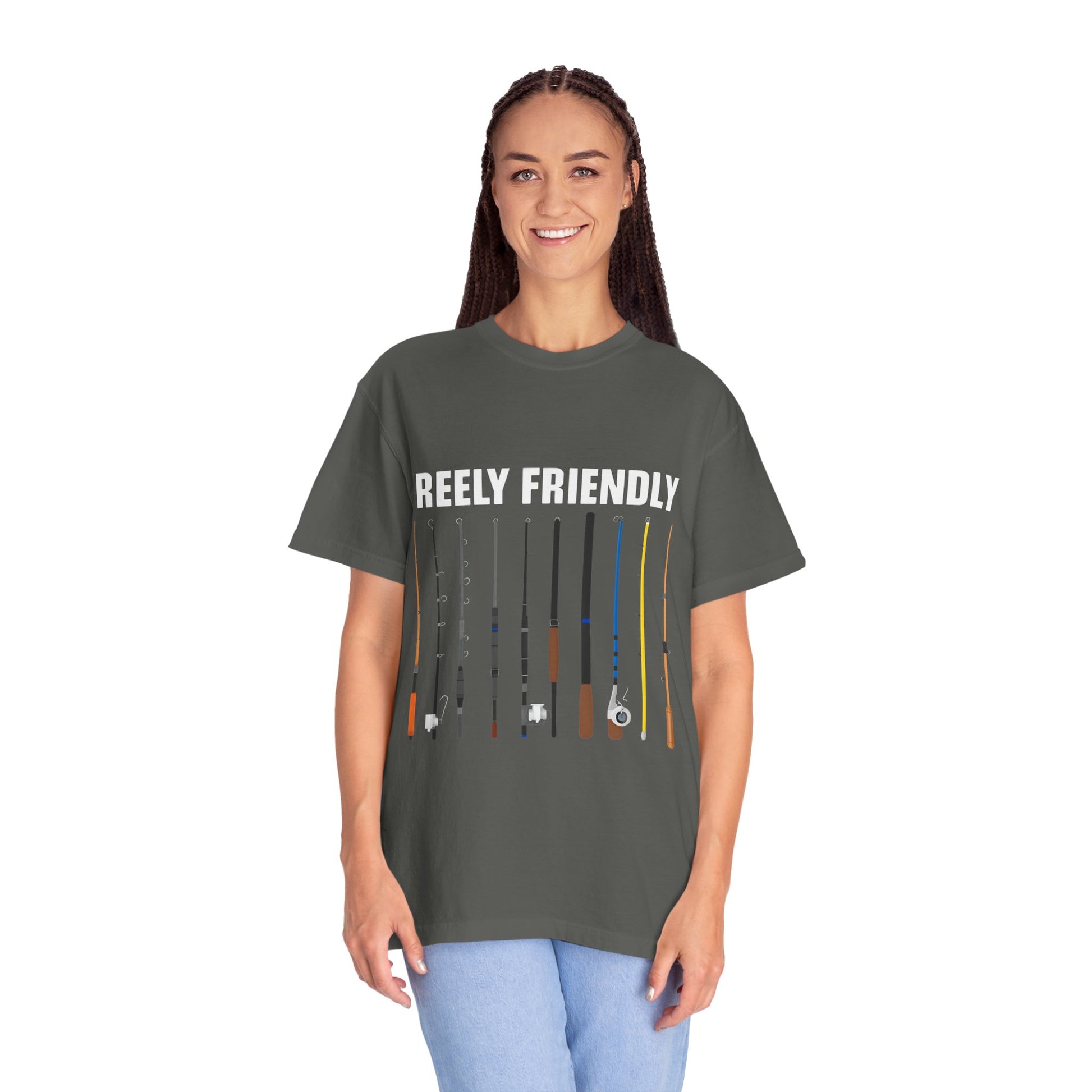 Reely Friendly Fishing T-shirt | Unisex, Gift for Fishermen, Casual Wear, Outdoor Adventure, Fishing Season