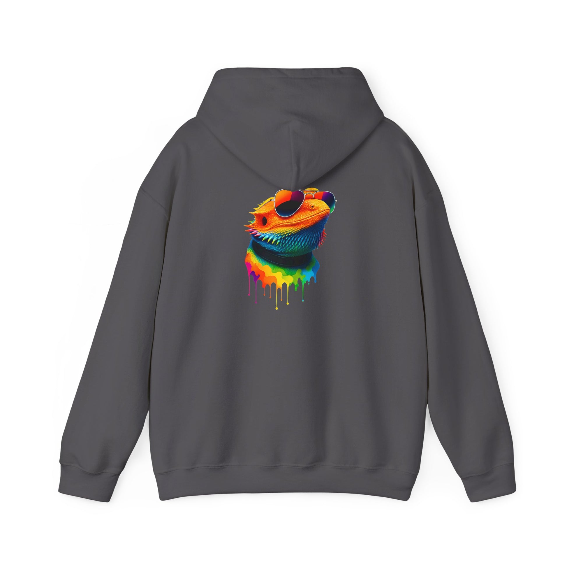 Colorful Lizard Hoodie – Unisex Heavy Blend™ Sweatshirt for Nature Lovers, Perfect Gift for Birthdays, Holidays, Cozy Wear, Unique Design