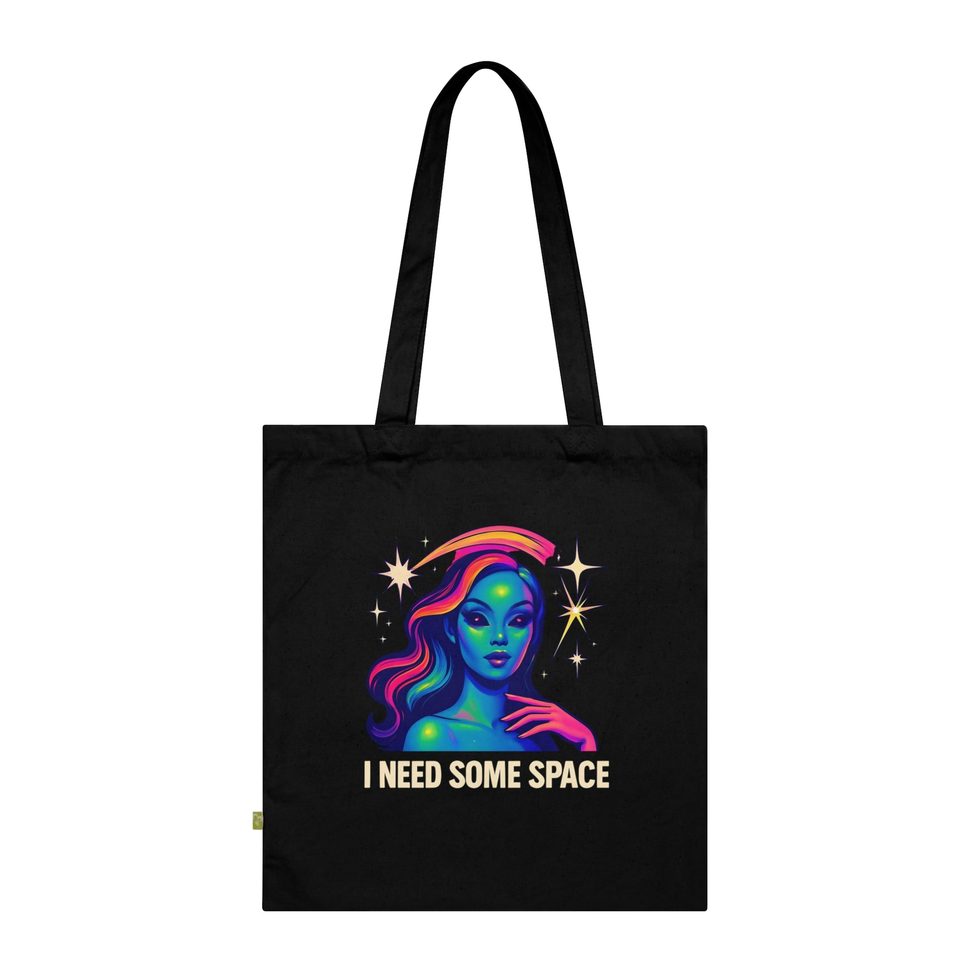 Cosmic Vibes Tote Bag - I Need Some Space, Eco-Friendly Shopping Bag, Unique Gift for Space Lovers, Casual Day Bag, Galaxy Art Tote
