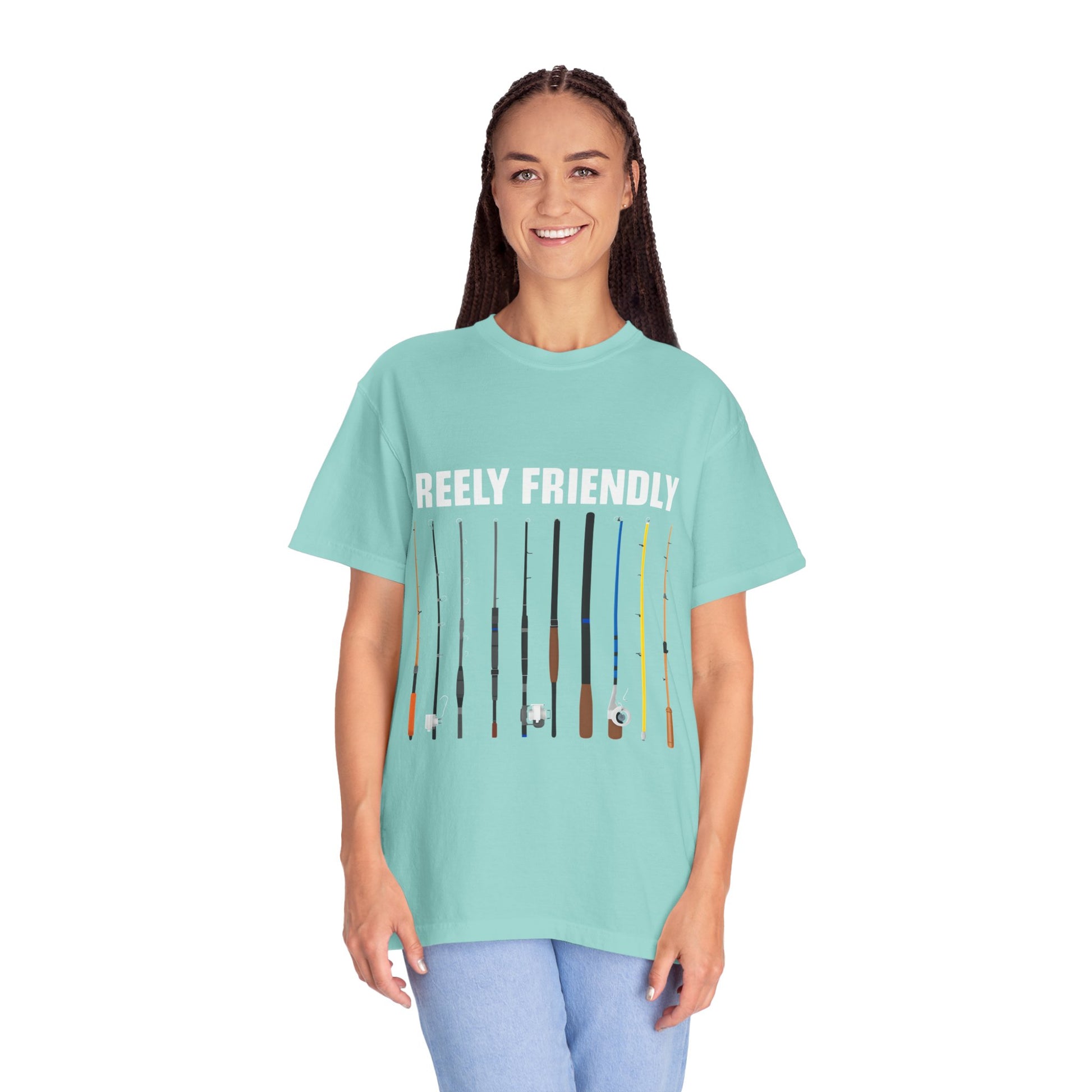 Reely Friendly Fishing T-shirt | Unisex, Gift for Fishermen, Casual Wear, Outdoor Adventure, Fishing Season