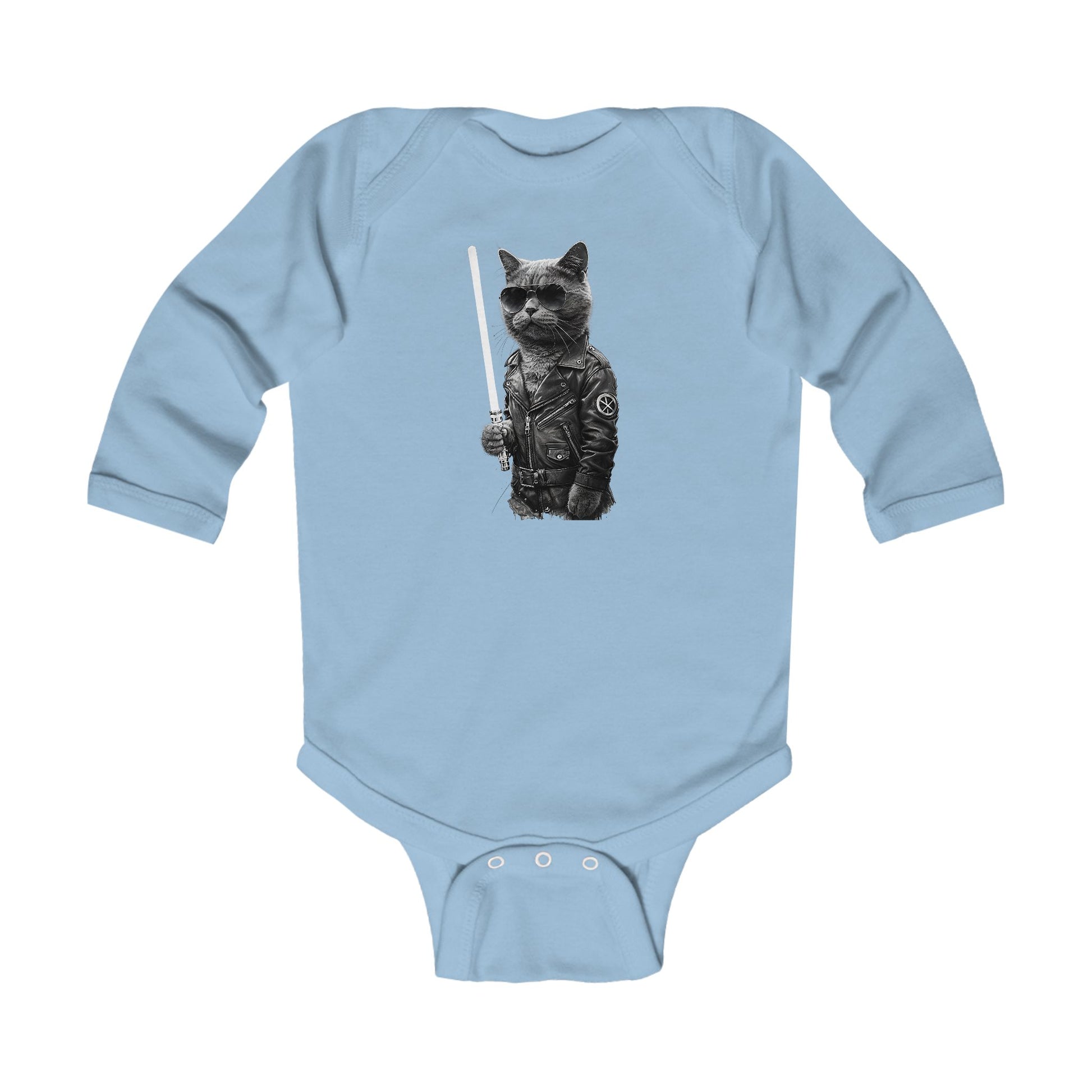 Cool Cat Jedi Bodysuit for Baby Playful Outfit