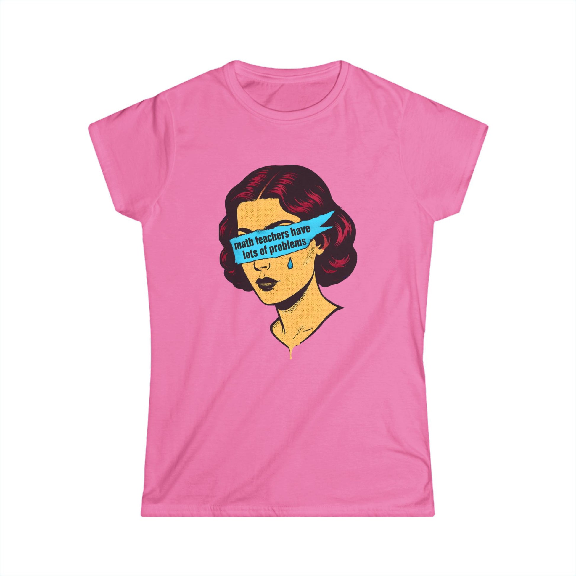 Comical Math Teacher Women's Tee