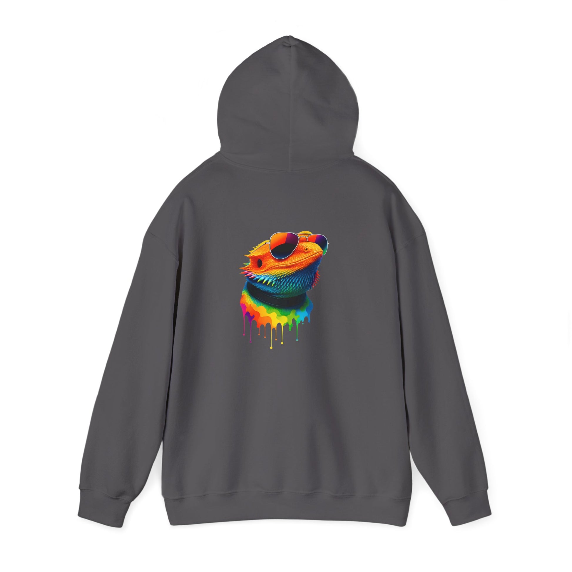Colorful Lizard Hoodie – Unisex Heavy Blend™ Sweatshirt for Nature Lovers, Perfect Gift for Birthdays, Holidays, Cozy Wear, Unique Design