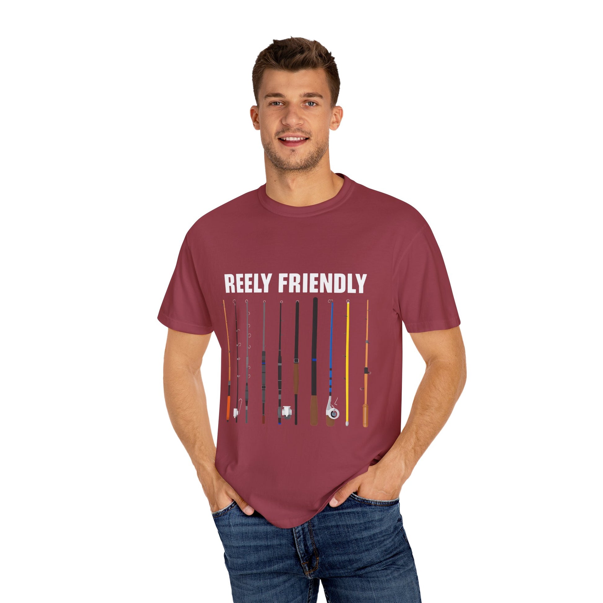 Reely Friendly Fishing T-shirt | Unisex, Gift for Fishermen, Casual Wear, Outdoor Adventure, Fishing Season