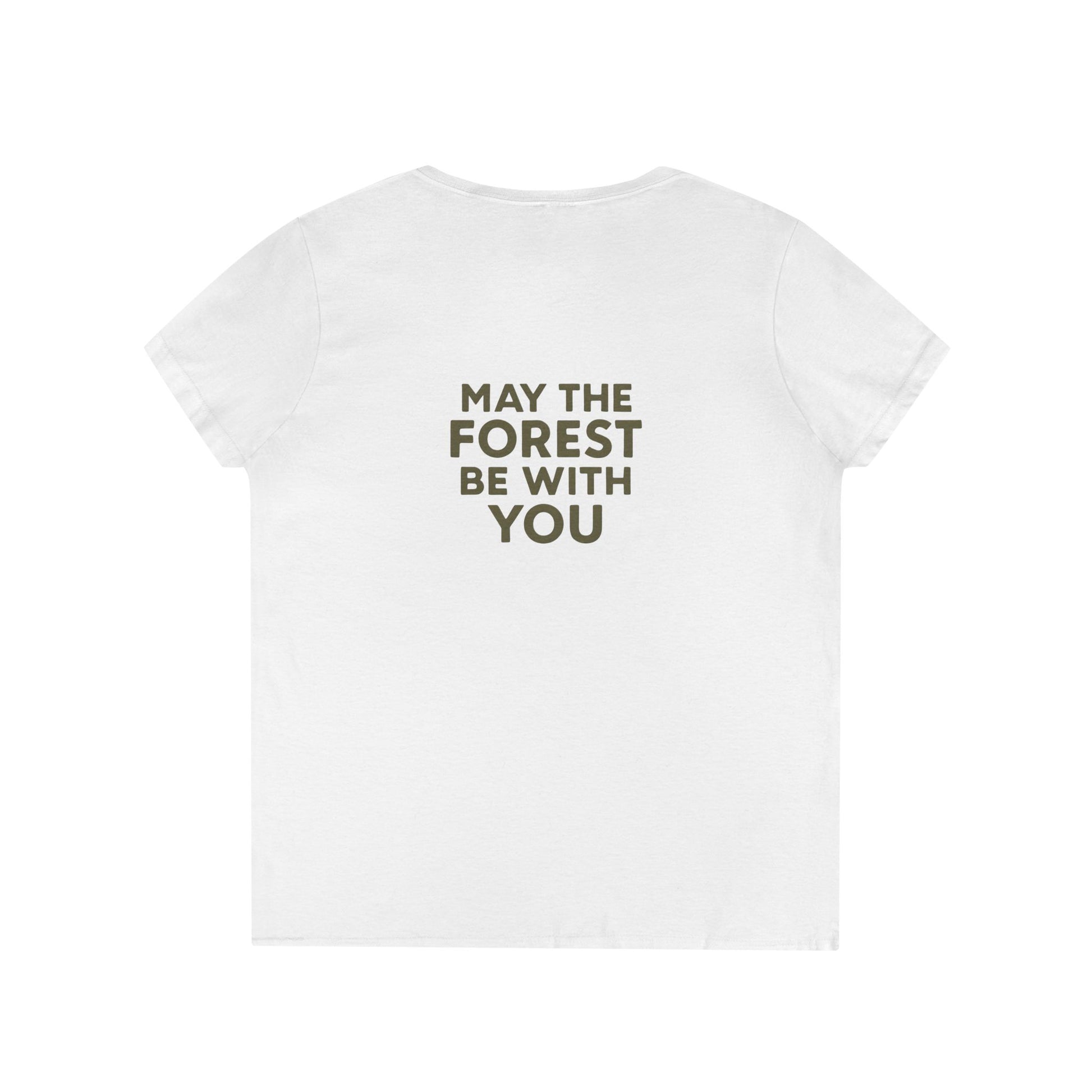Forest themed Ladies' v neck