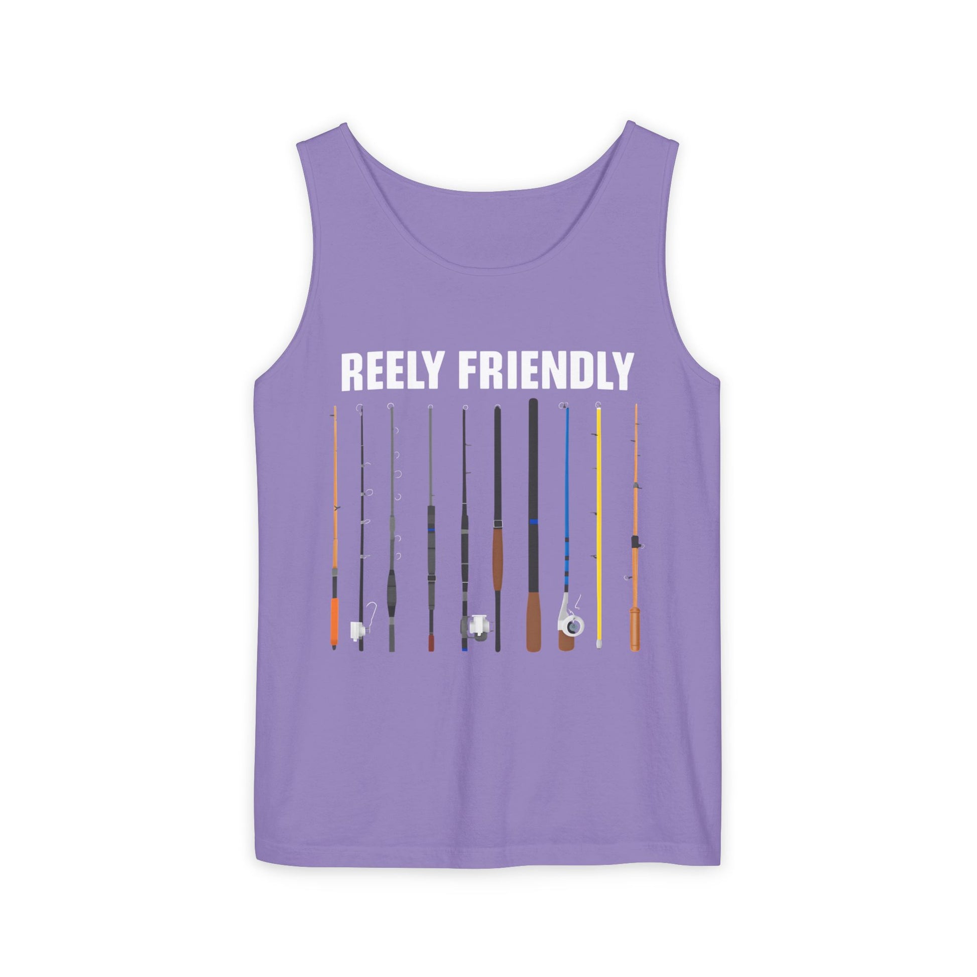 Reely Friendly Fishing Tank Top | Outdoor Apparel, Summer Vibes, Fisherman Gift, Casual Wear, Beach Outing