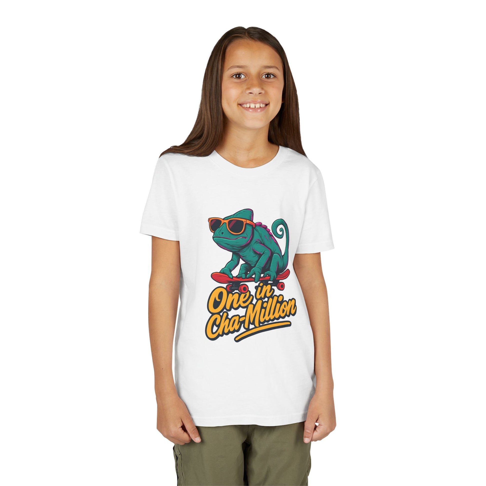 Chameleon Skateboard Shirt,  Kids T-shirt