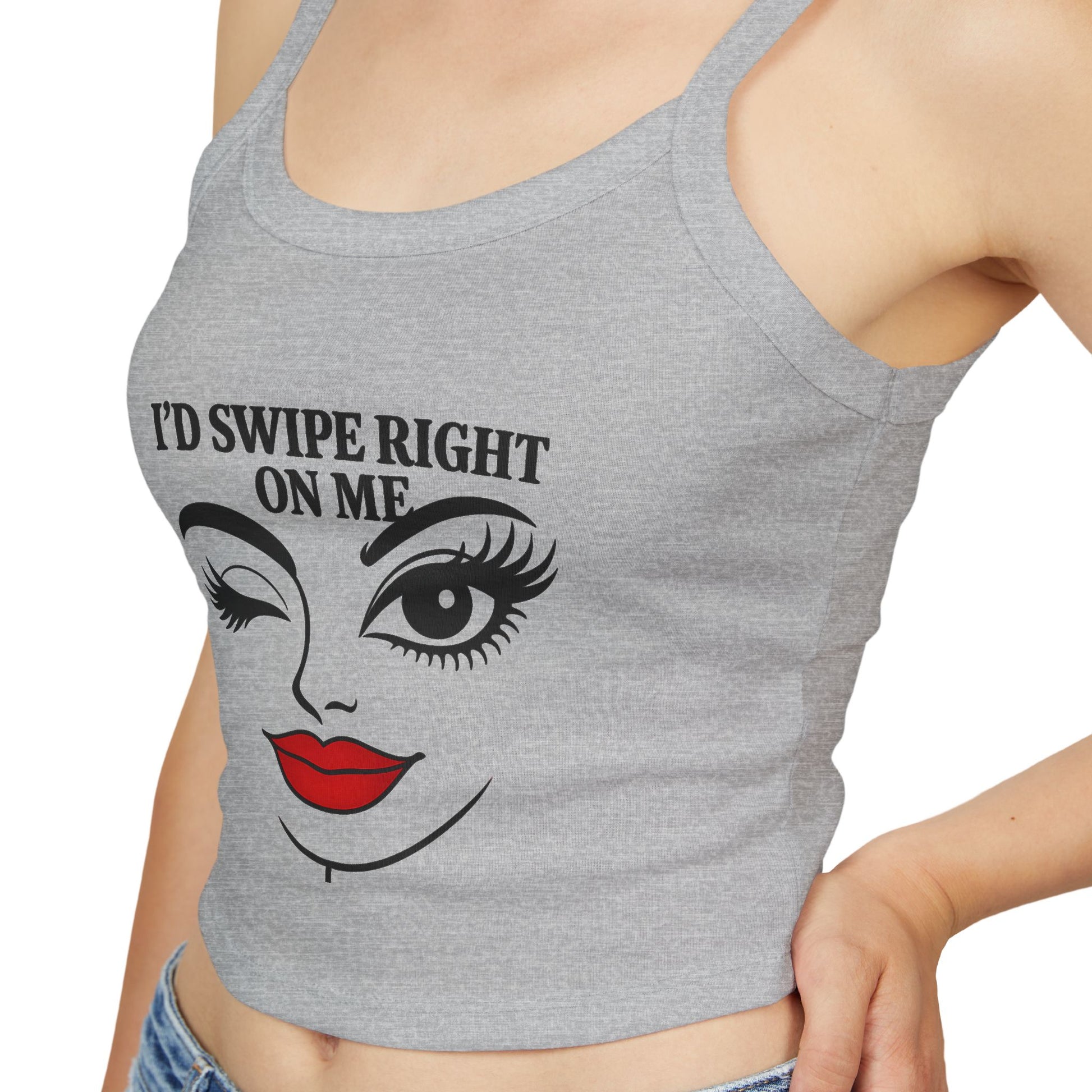 Flirty Graphic Tank Top
