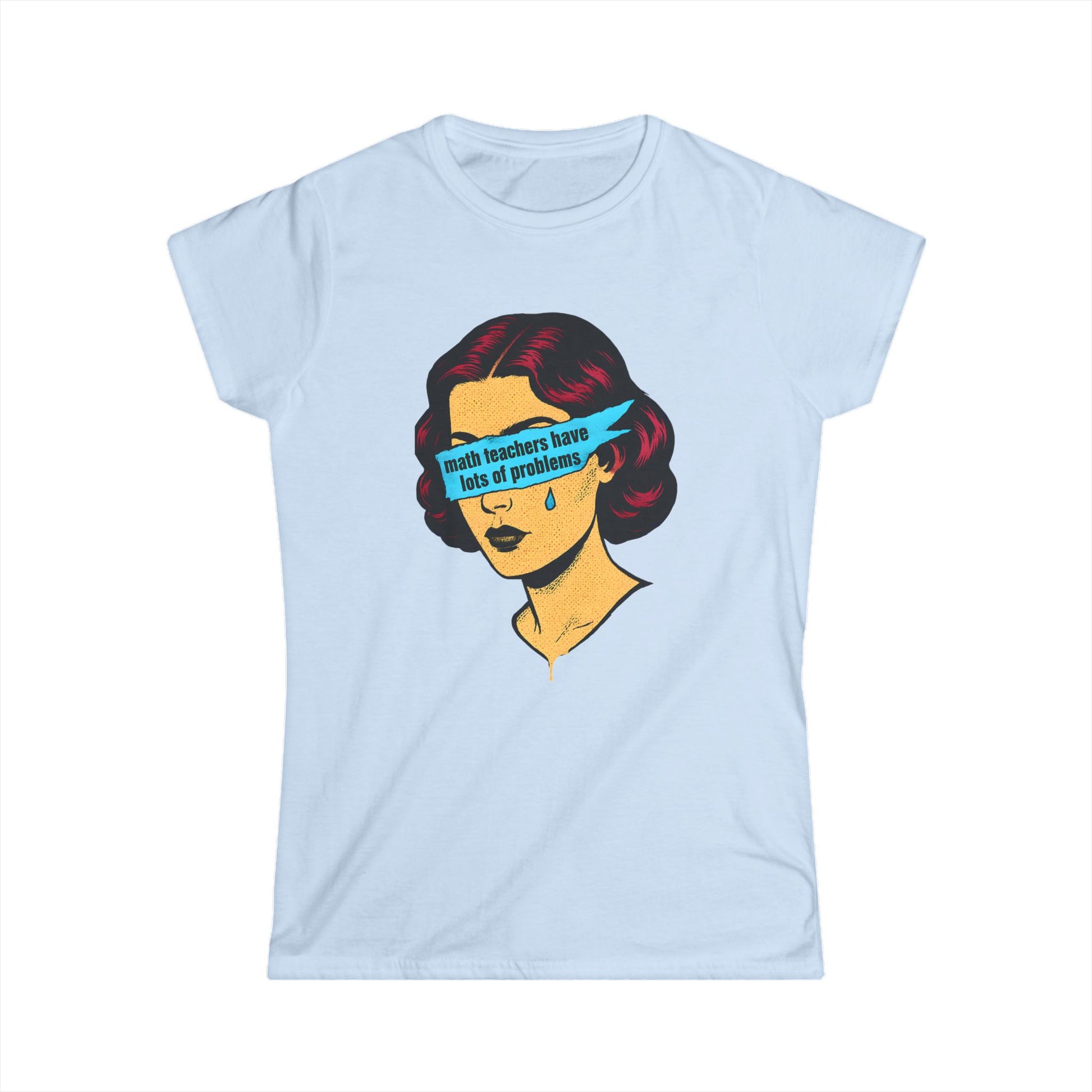 Comical Math Teacher Women's Tee