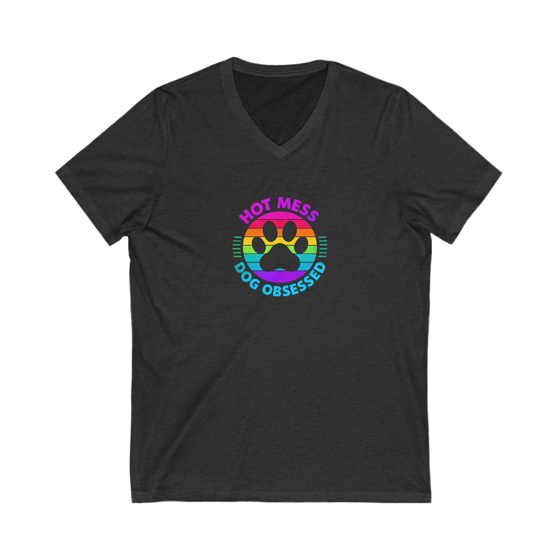Dog Obsessed Jersey Short Sleeve V-Neck
