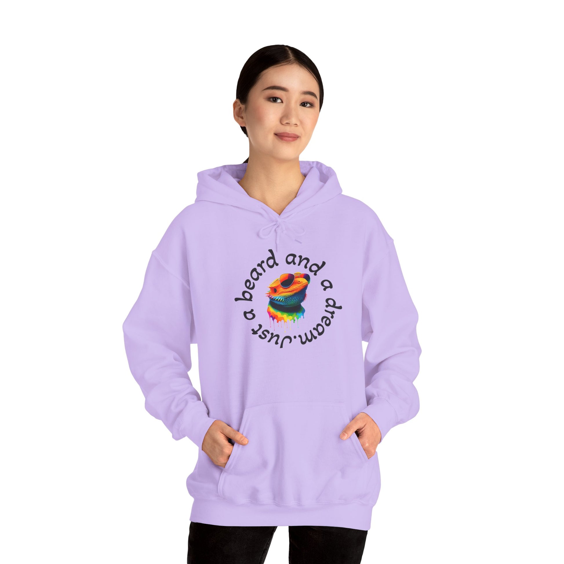 Colorful Lizard Hoodie – Unisex Heavy Blend™ Sweatshirt for Nature Lovers, Perfect Gift for Birthdays, Holidays, Cozy Wear, Unique Design