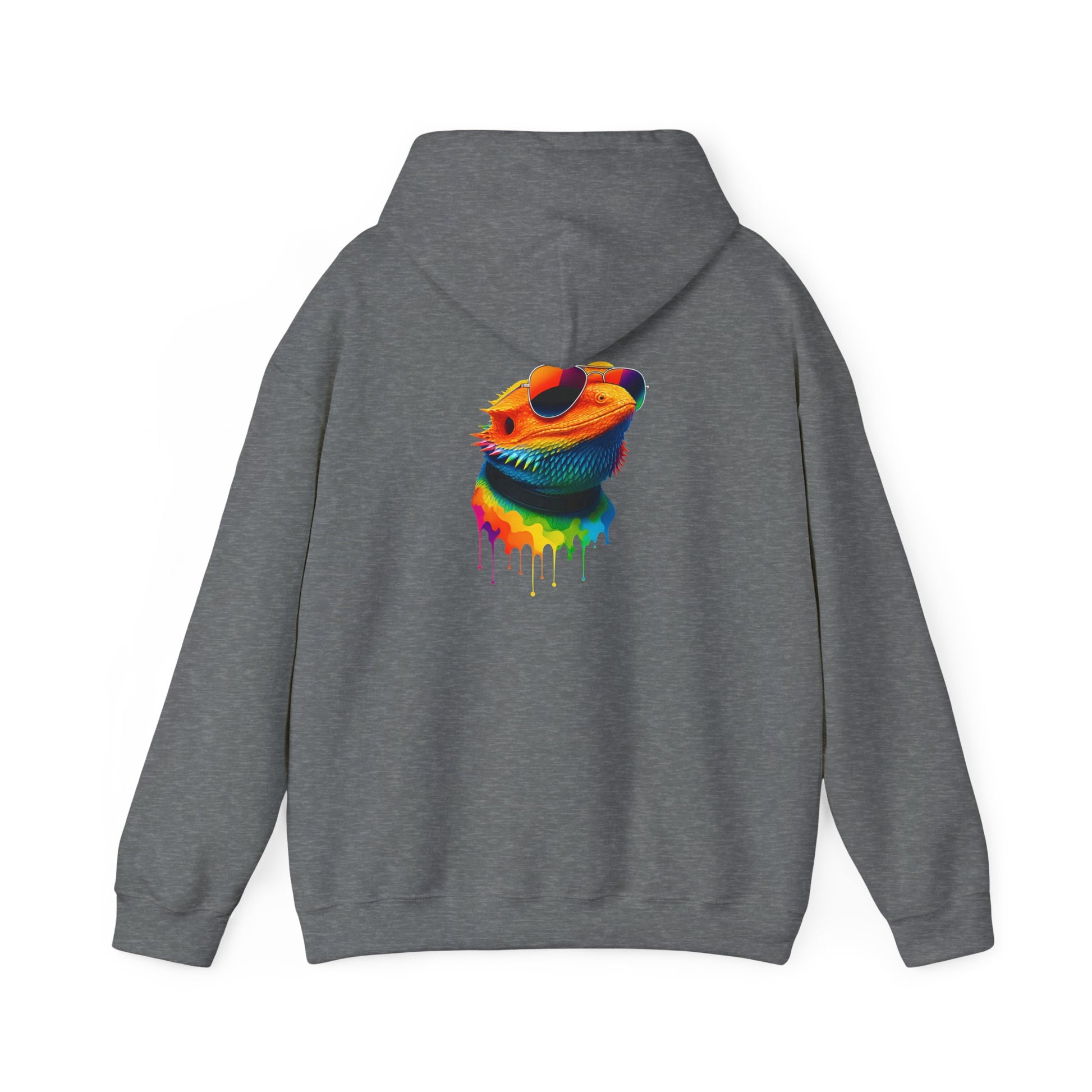 Colorful Lizard Hoodie – Unisex Heavy Blend™ Sweatshirt for Nature Lovers, Perfect Gift for Birthdays, Holidays, Cozy Wear, Unique Design