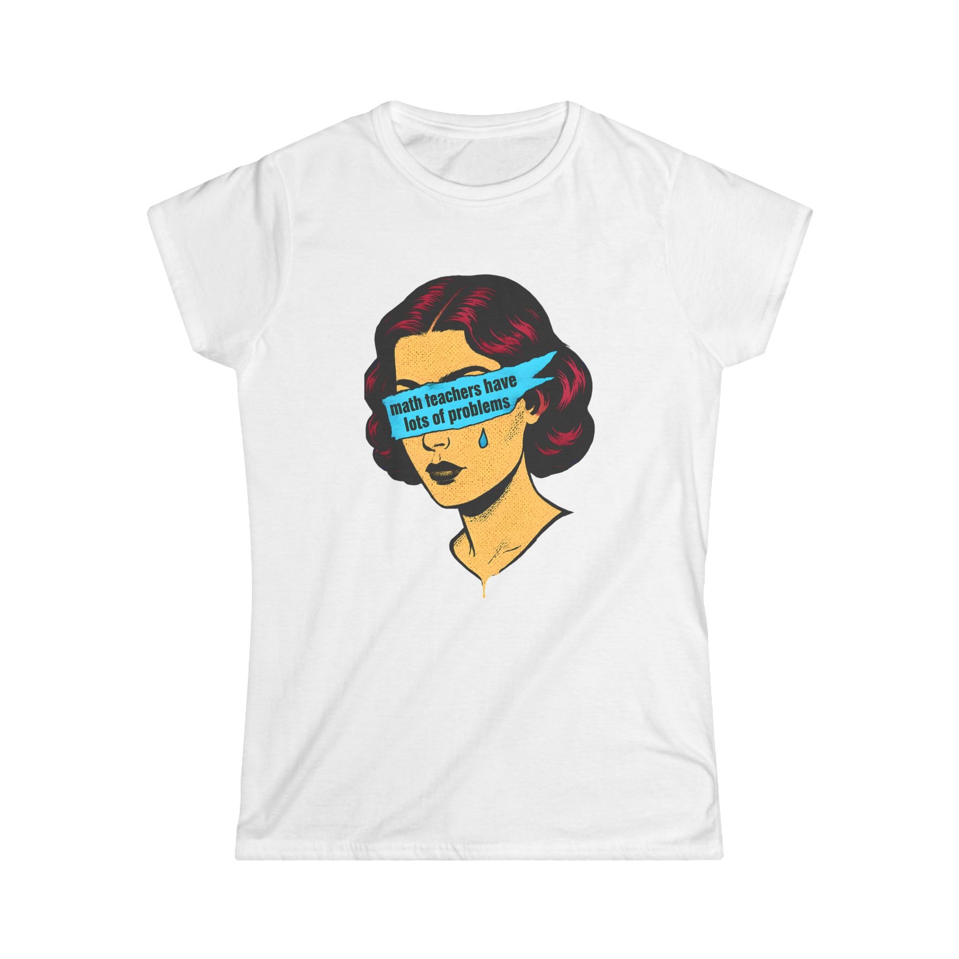 Comical Math Teacher Women's Tee