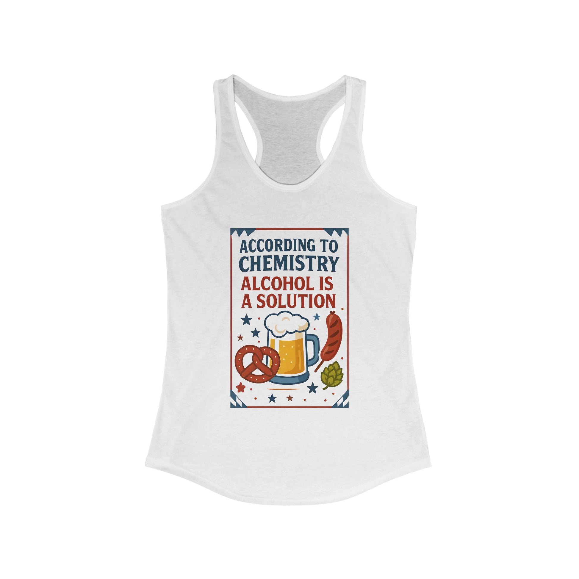 Funny Chemistry Tank Top for Women, Casual Summer Shirt, Gift for Science Lovers, Festival Wear, Party Outfit