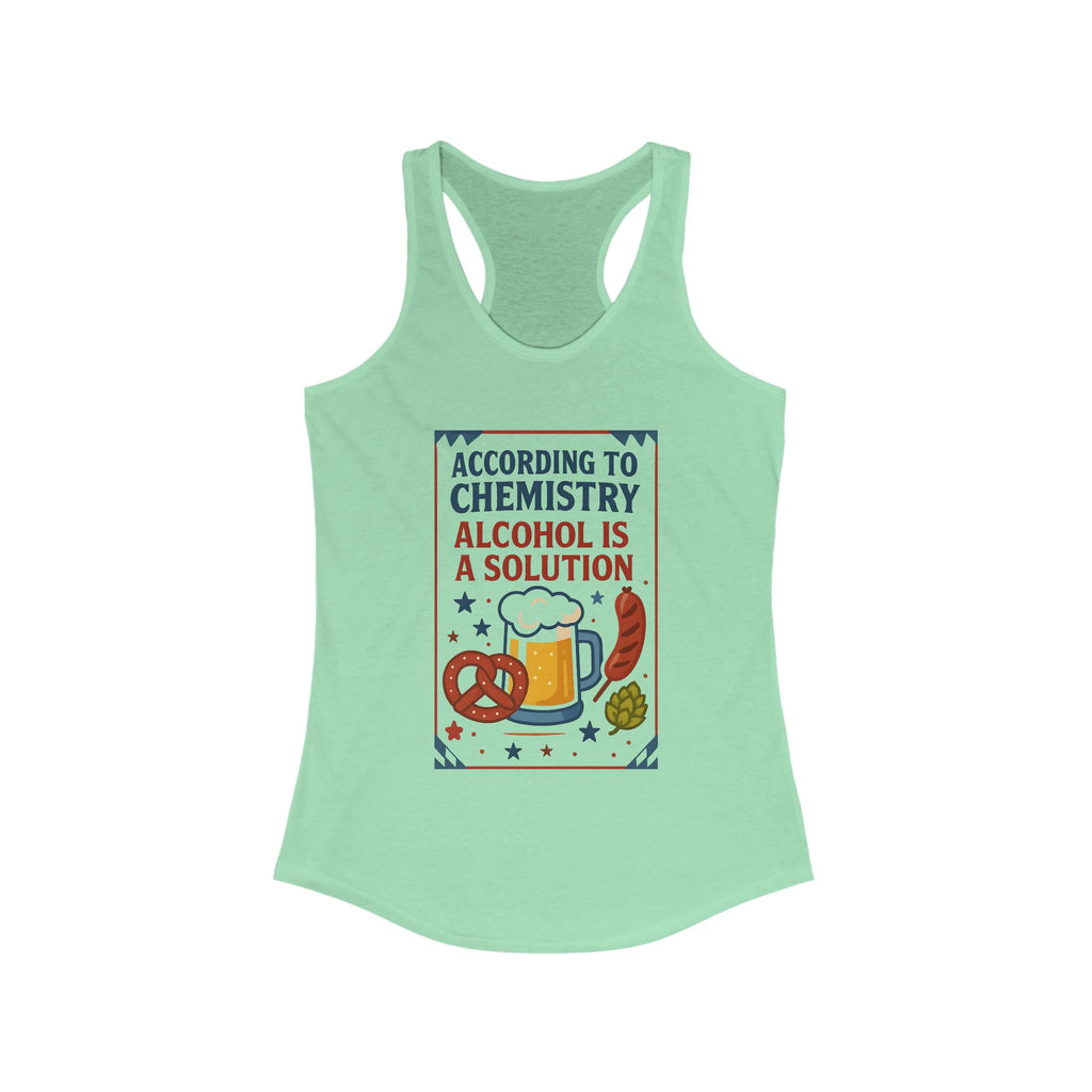Funny Chemistry Tank Top for Women, Casual Summer Shirt, Gift for Science Lovers, Festival Wear, Party Outfit