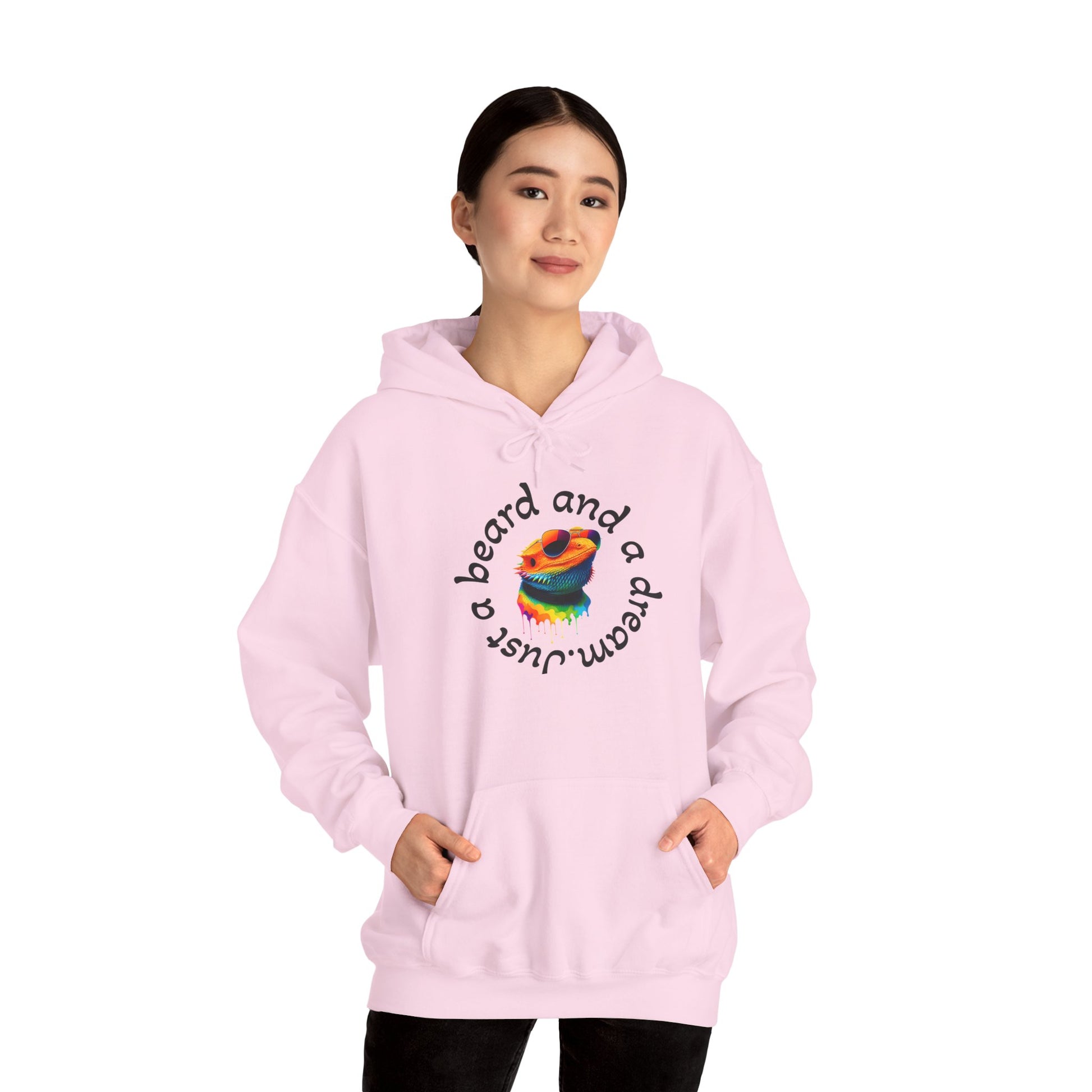 Colorful Lizard Hoodie – Unisex Heavy Blend™ Sweatshirt for Nature Lovers, Perfect Gift for Birthdays, Holidays, Cozy Wear, Unique Design