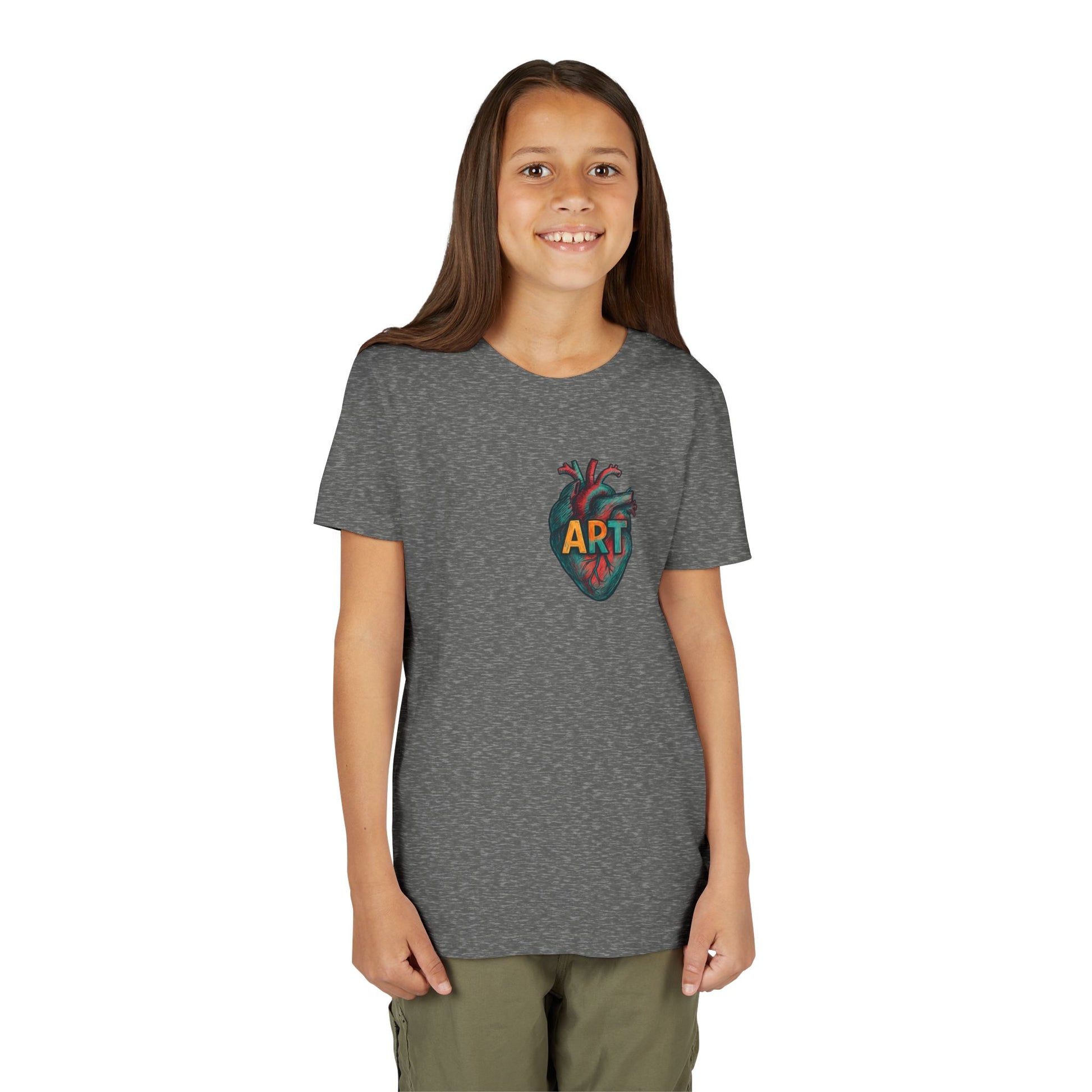 Heart Art Youth Tee Shirt