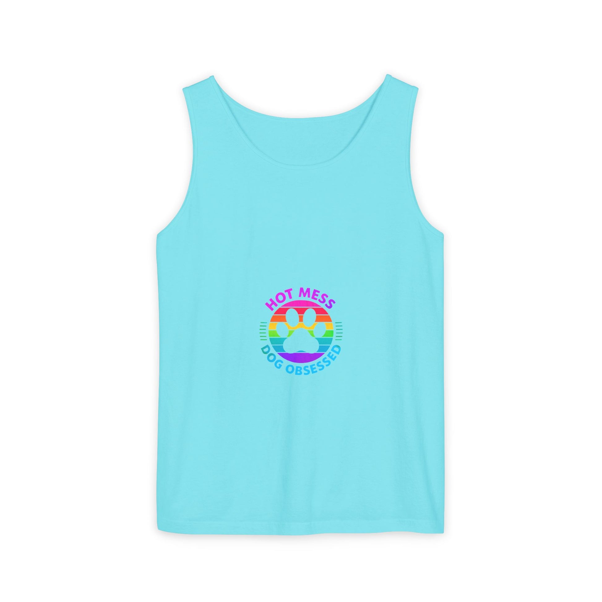 Dog Obsessed Unisex Garment-Dyed Tank Top