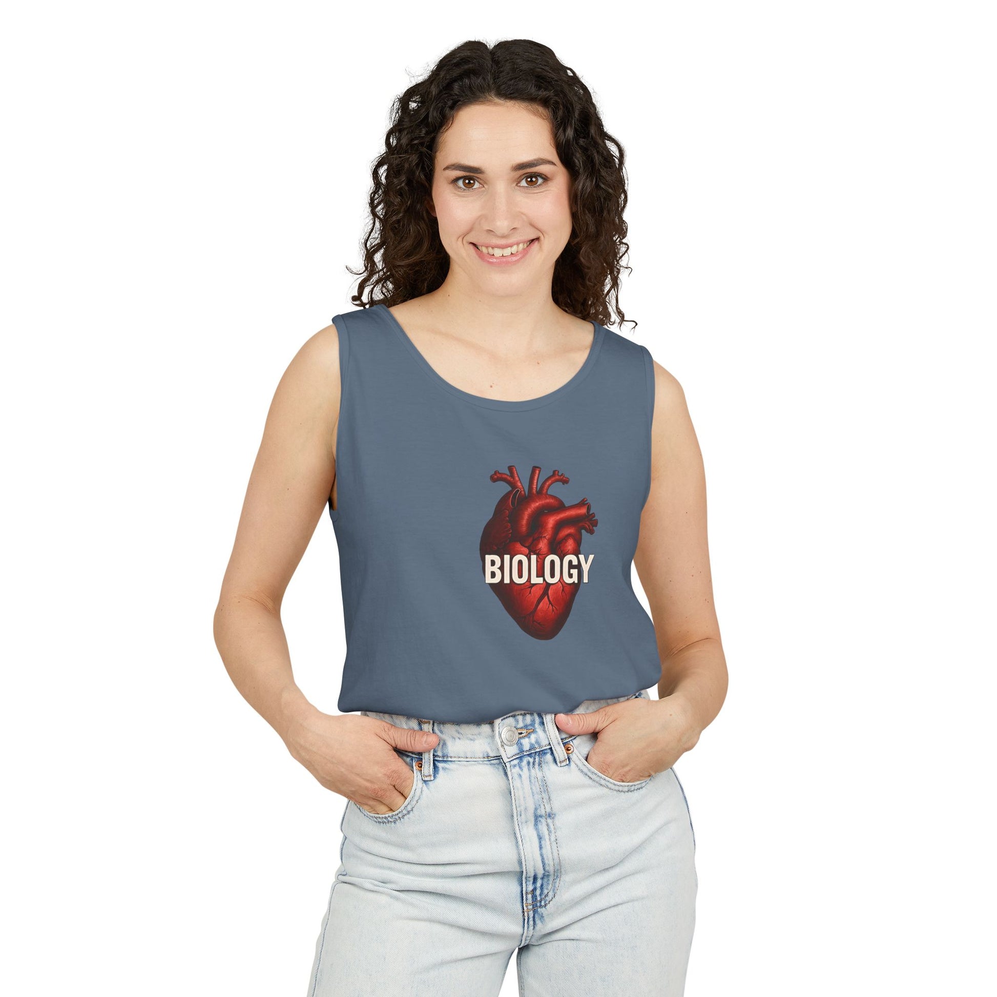 Biology Heart Tank Top - Unisex