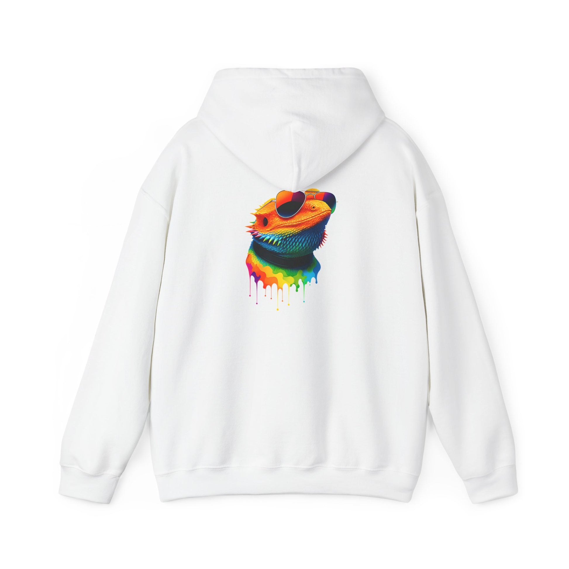 Colorful Lizard Hoodie – Unisex Heavy Blend™ Sweatshirt for Nature Lovers, Perfect Gift for Birthdays, Holidays, Cozy Wear, Unique Design