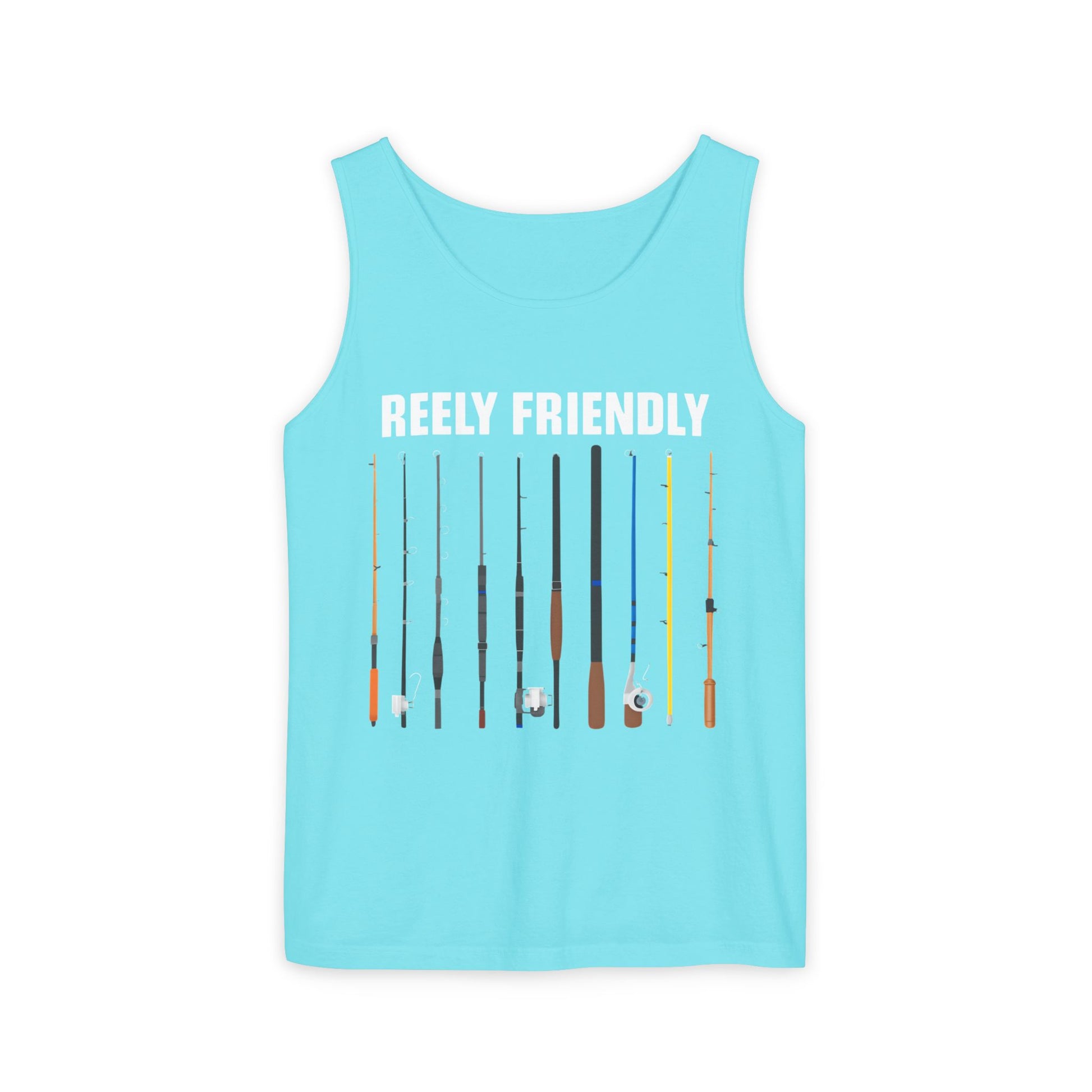 Reely Friendly Fishing Tank Top | Outdoor Apparel, Summer Vibes, Fisherman Gift, Casual Wear, Beach Outing