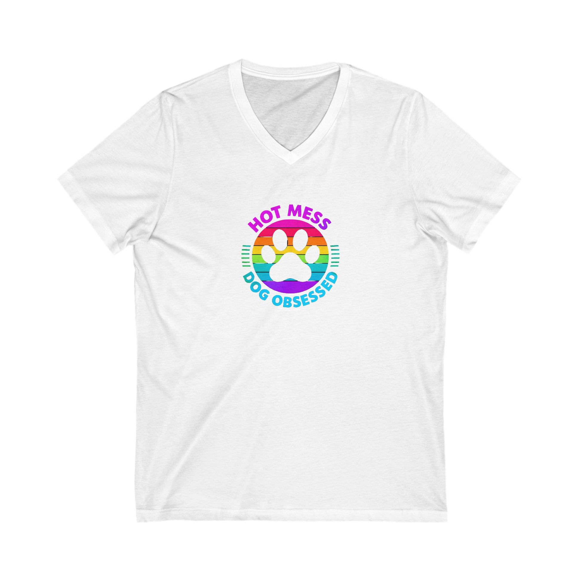 Dog Obsessed Jersey Short Sleeve V-Neck