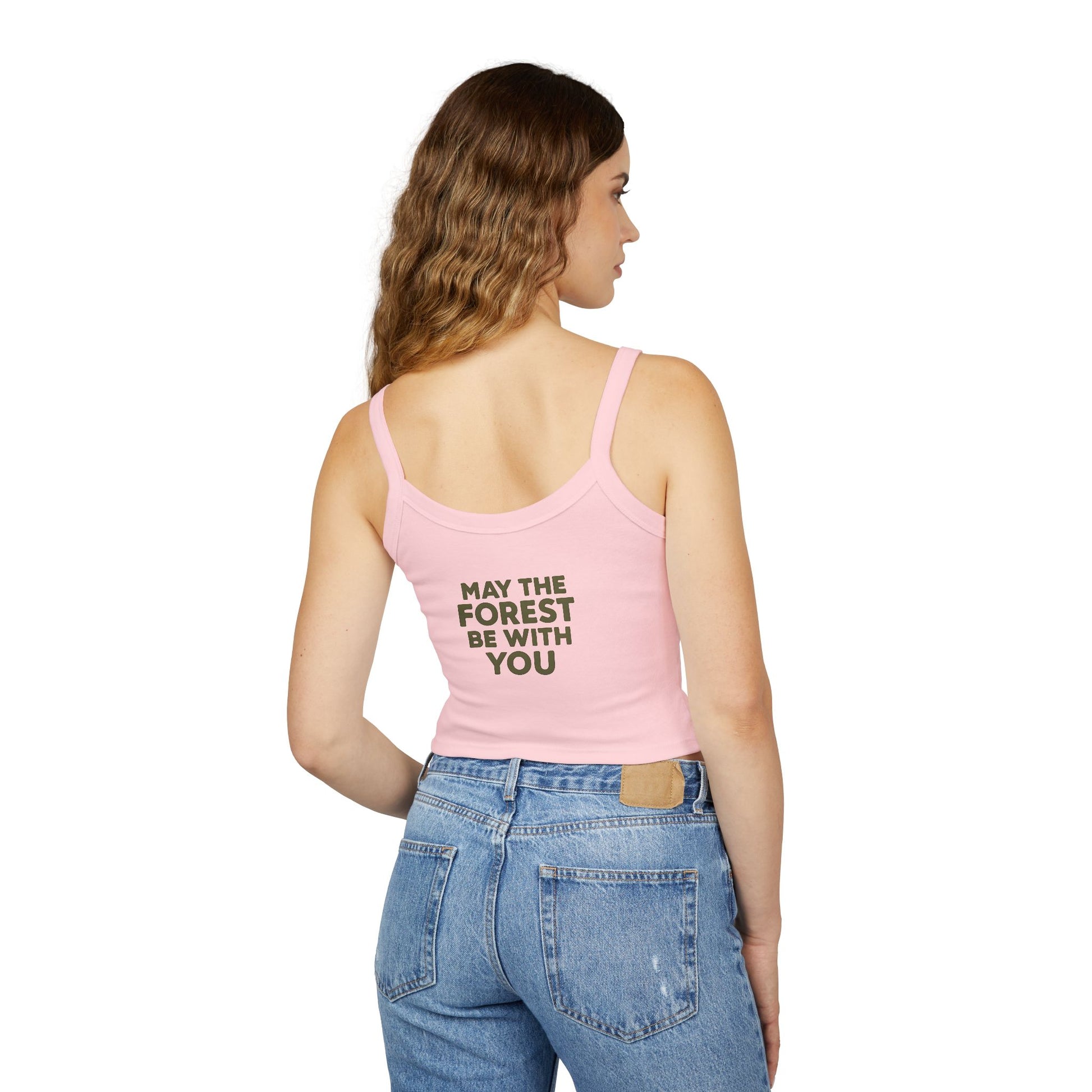 Forest Lover's Spaghetti Strap Tank Top