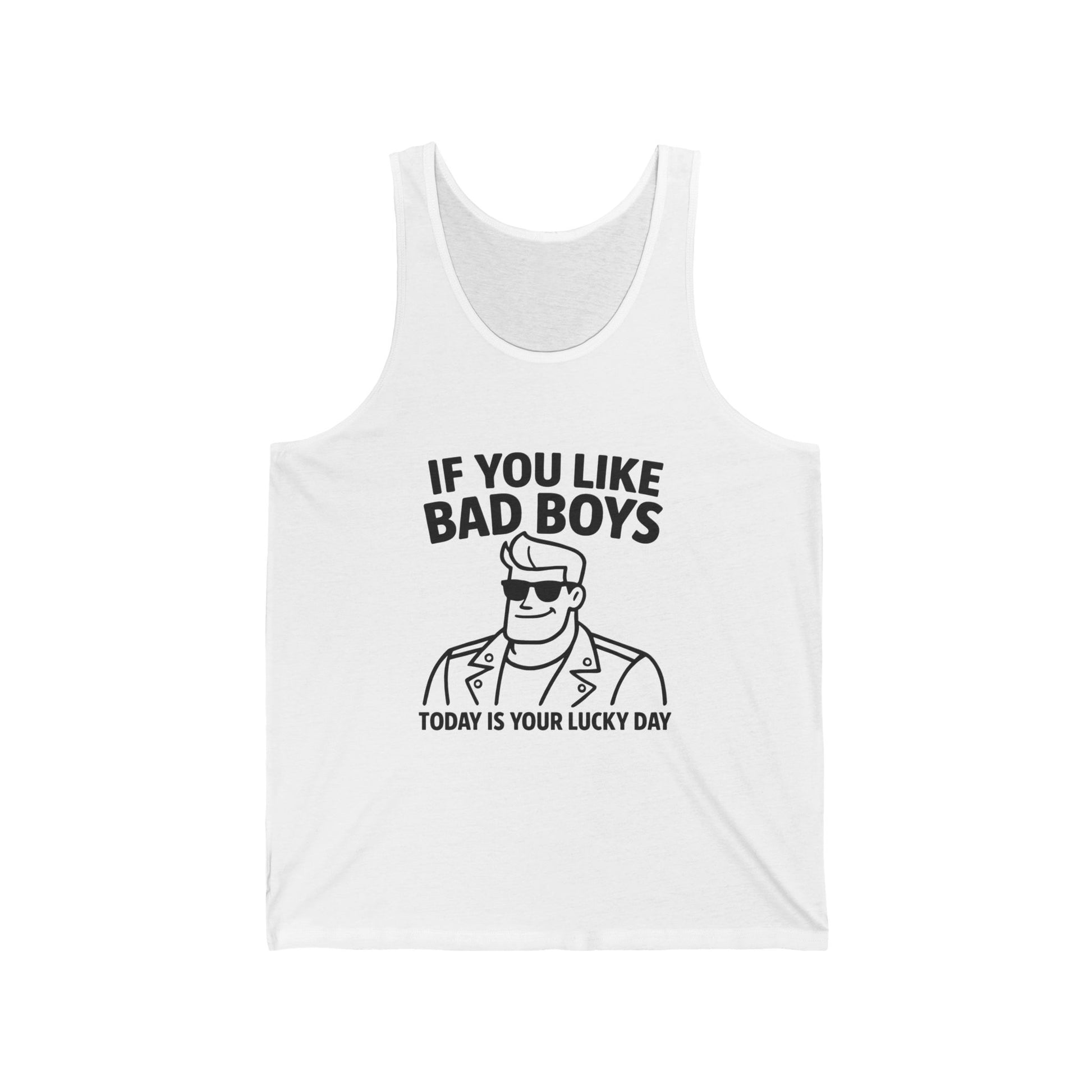 Flirty Bad Boys Unisex Jersey Tank,