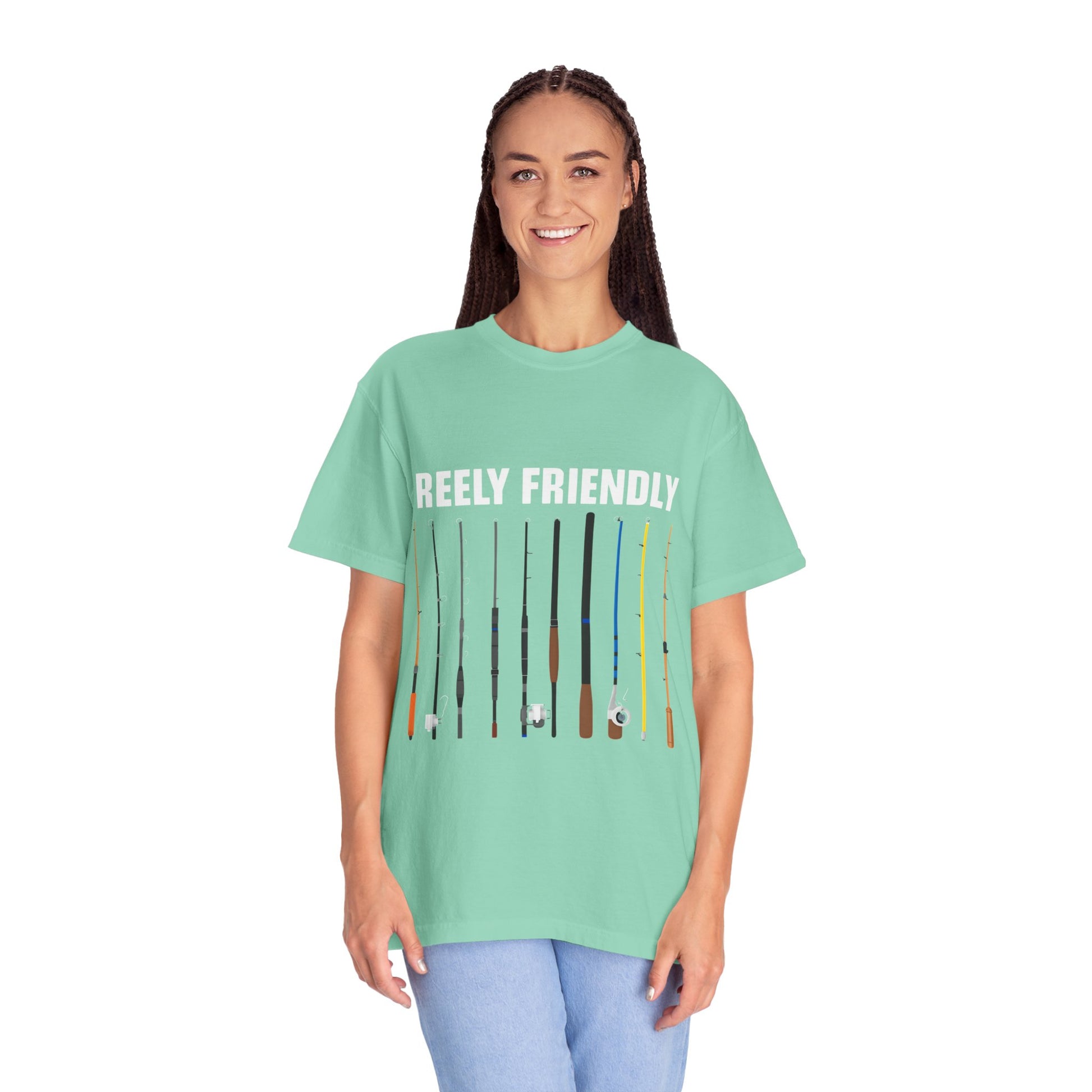 Reely Friendly Fishing T-shirt | Unisex, Gift for Fishermen, Casual Wear, Outdoor Adventure, Fishing Season