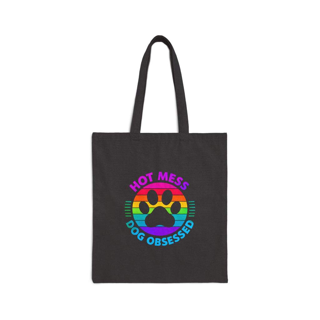Dog Obsessed Canvas Tote Bag