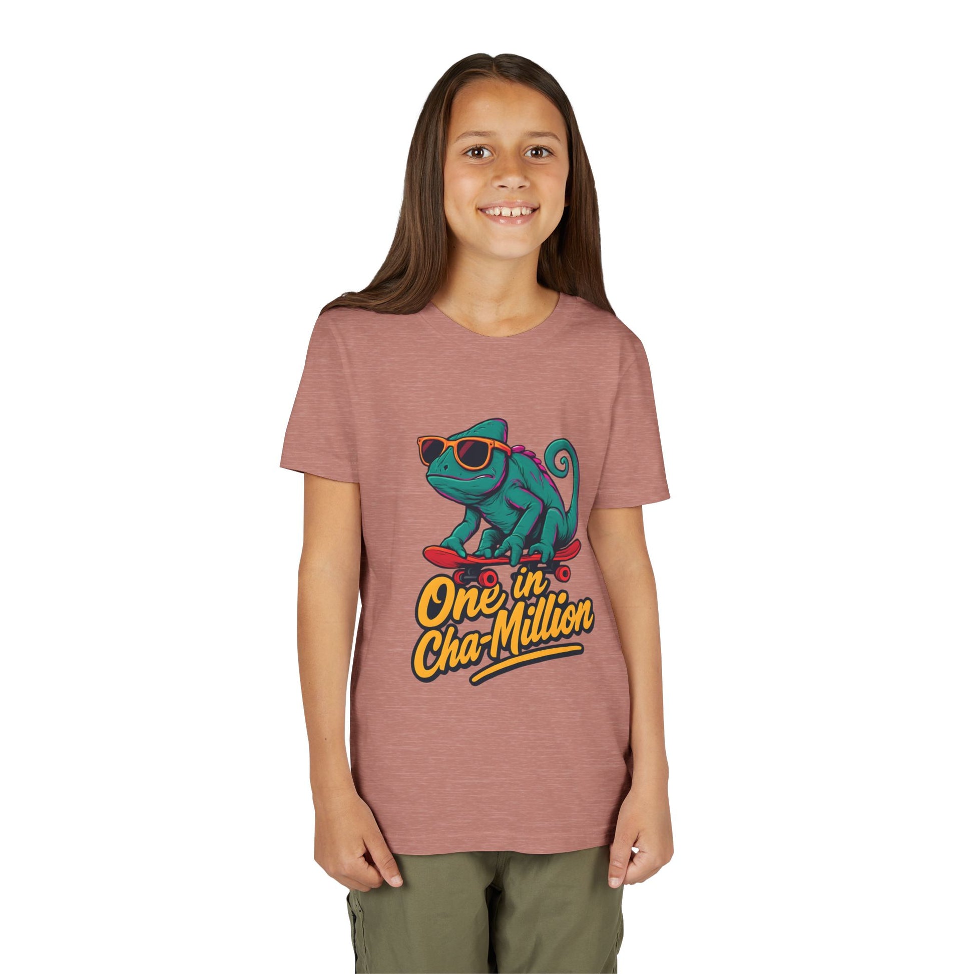 Chameleon Skateboard Shirt,  Kids T-shirt