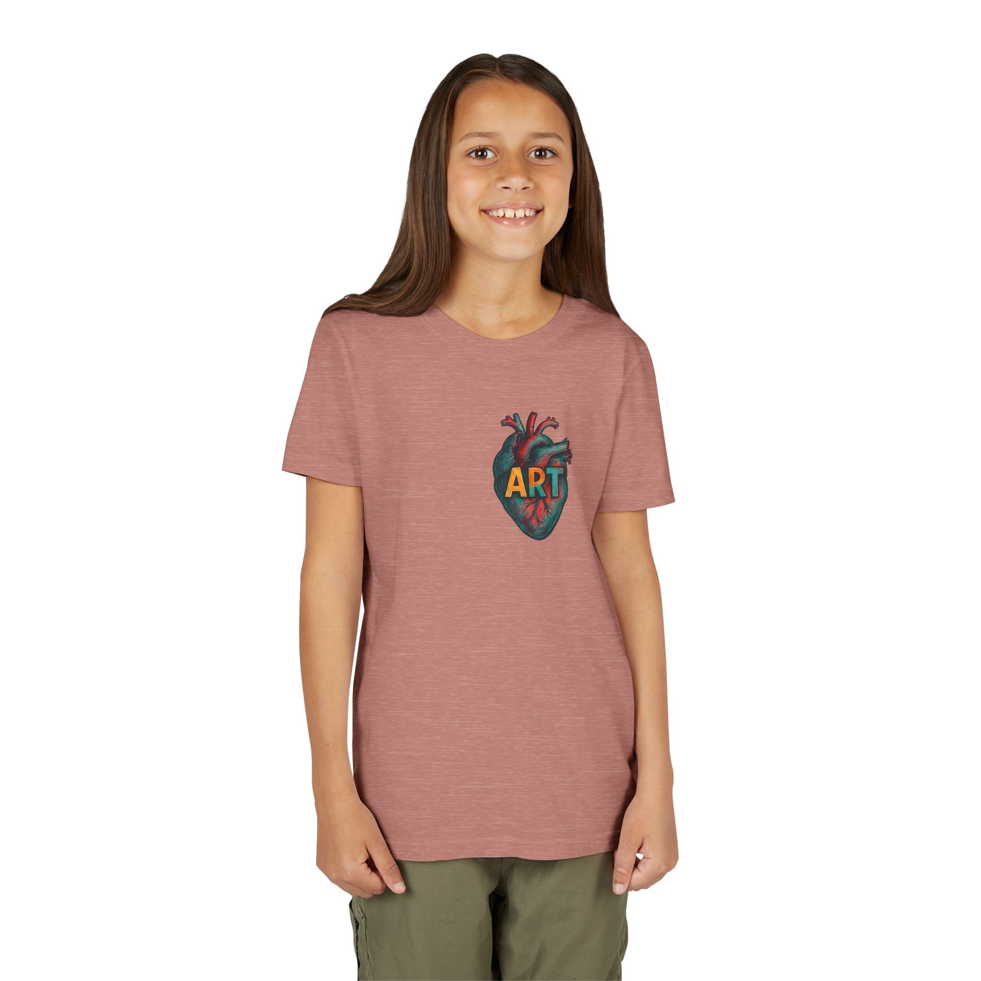 Heart Art Youth Tee Shirt