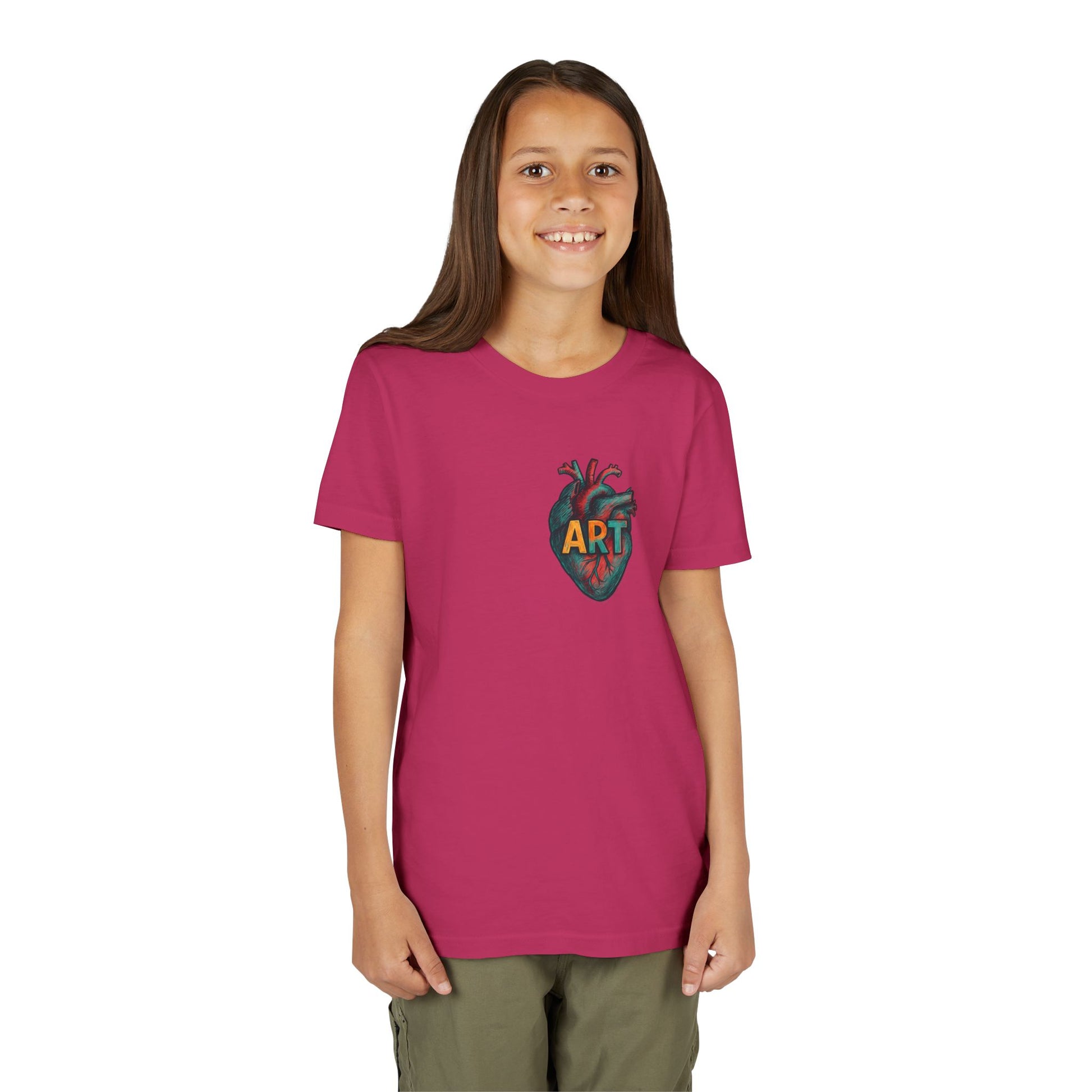 Heart Art Youth Tee Shirt