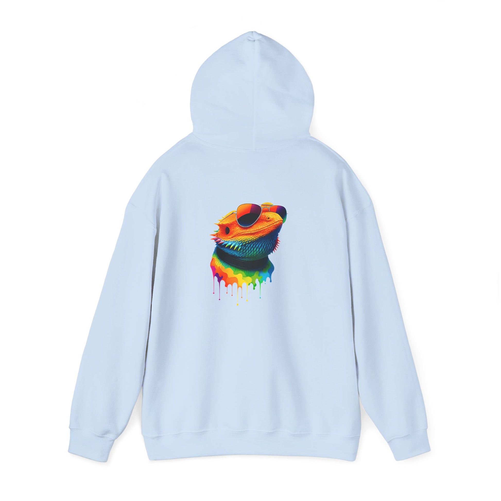 Colorful Lizard Hoodie – Unisex Heavy Blend™ Sweatshirt for Nature Lovers, Perfect Gift for Birthdays, Holidays, Cozy Wear, Unique Design