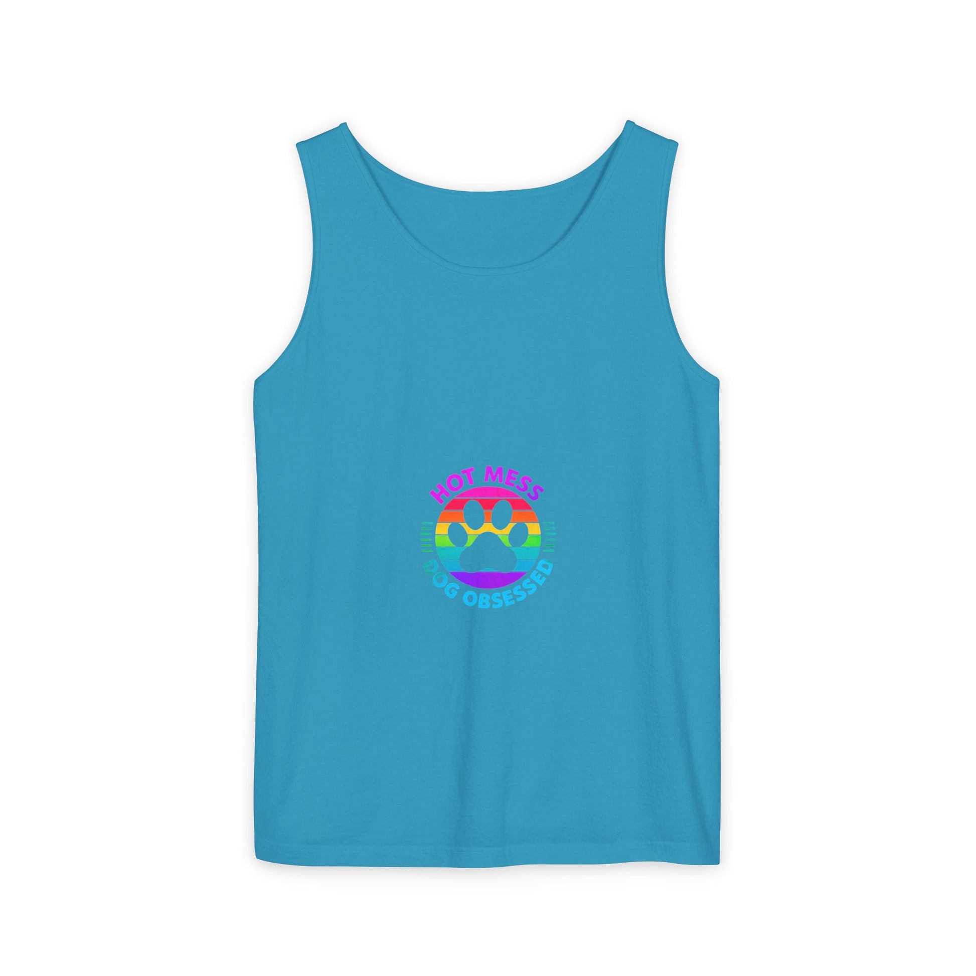 Dog Obsessed Unisex Garment-Dyed Tank Top