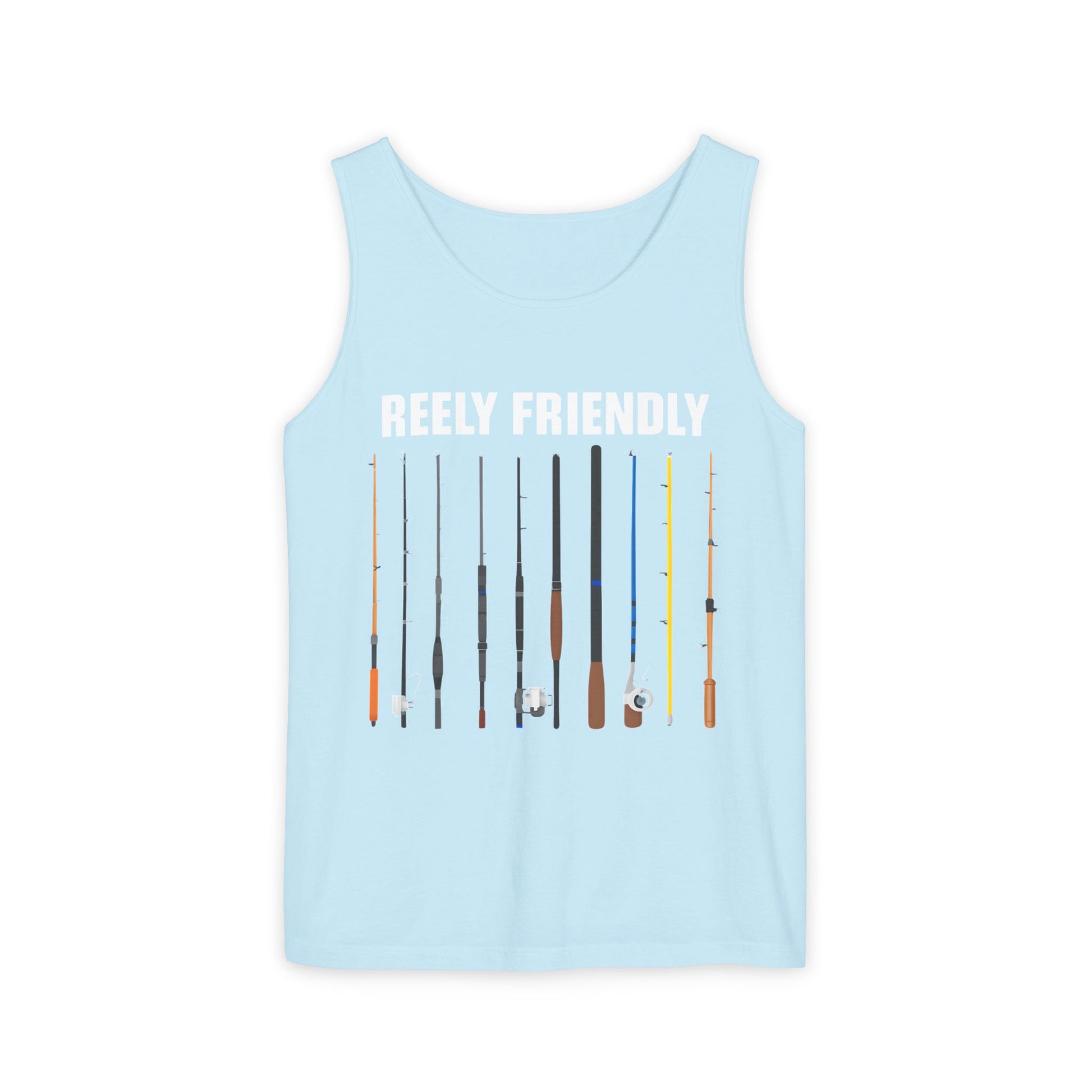 Reely Friendly Fishing Tank Top | Outdoor Apparel, Summer Vibes, Fisherman Gift, Casual Wear, Beach Outing