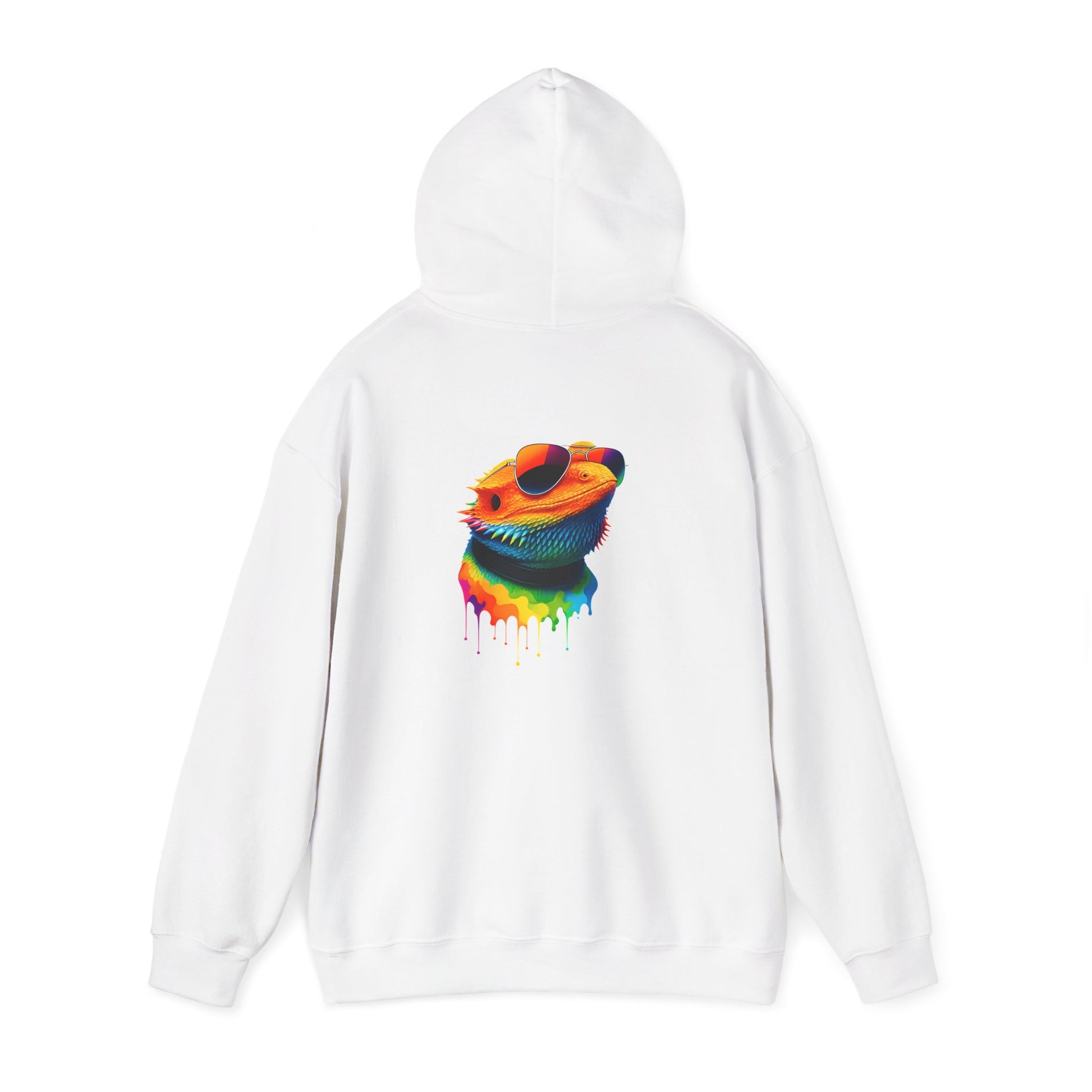 Colorful Lizard Hoodie – Unisex Heavy Blend™ Sweatshirt for Nature Lovers, Perfect Gift for Birthdays, Holidays, Cozy Wear, Unique Design