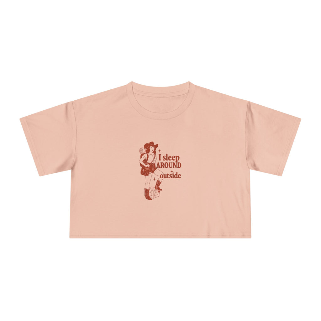 Camping humor Women's Crop Tee