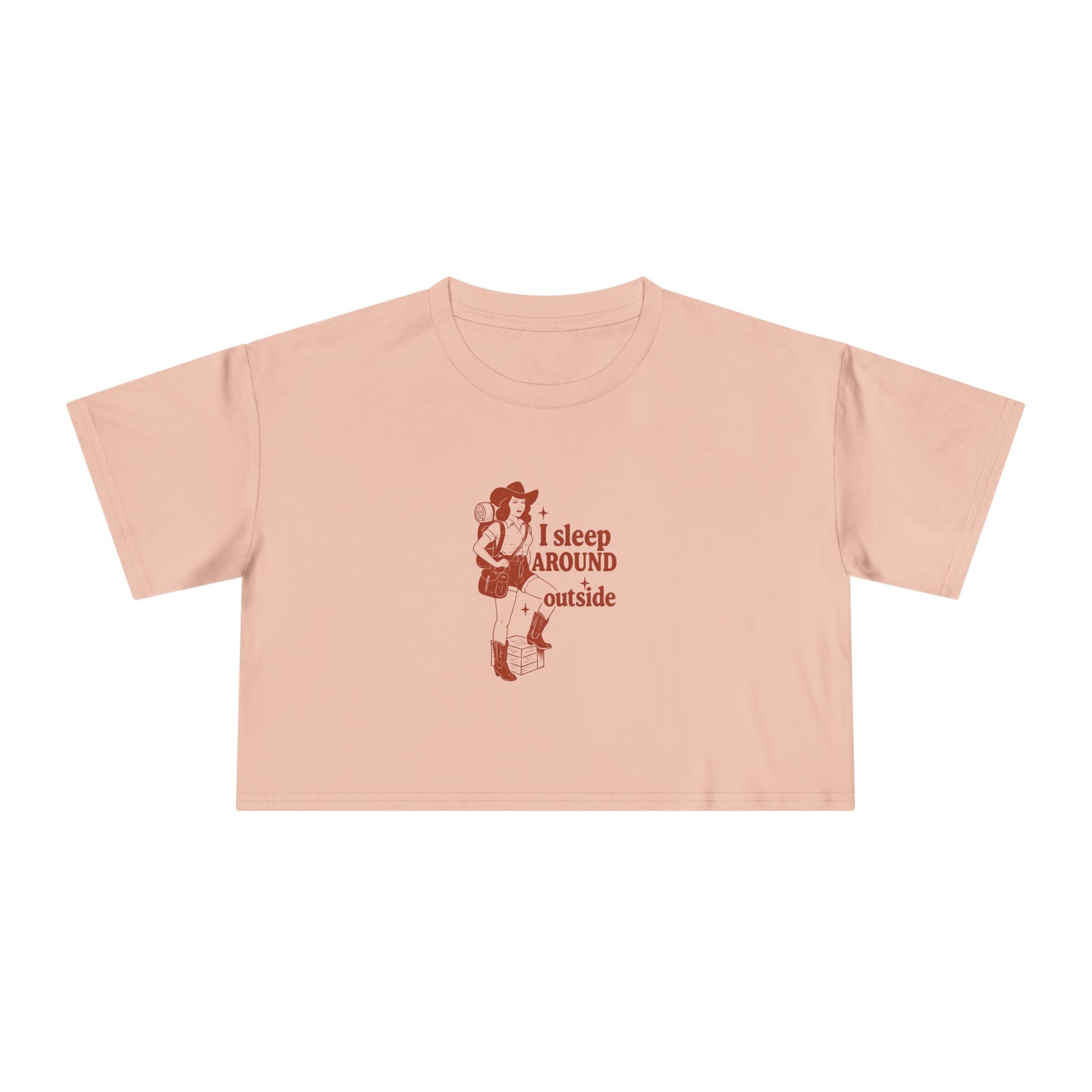 Camping humor Women's Crop Tee