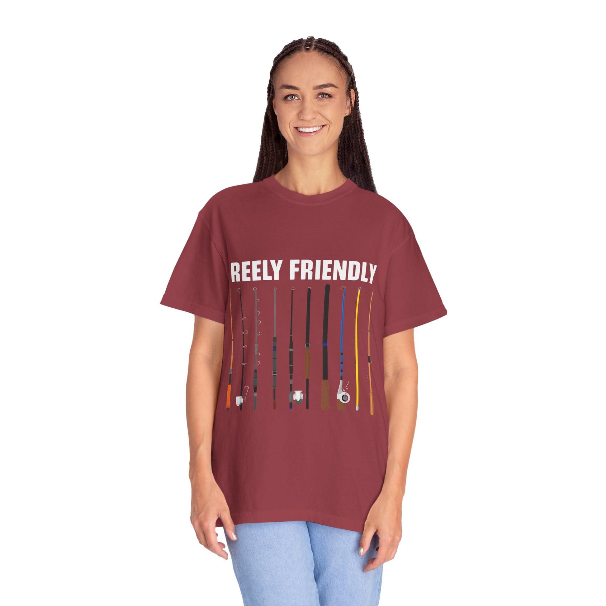 Reely Friendly Fishing T-shirt | Unisex, Gift for Fishermen, Casual Wear, Outdoor Adventure, Fishing Season