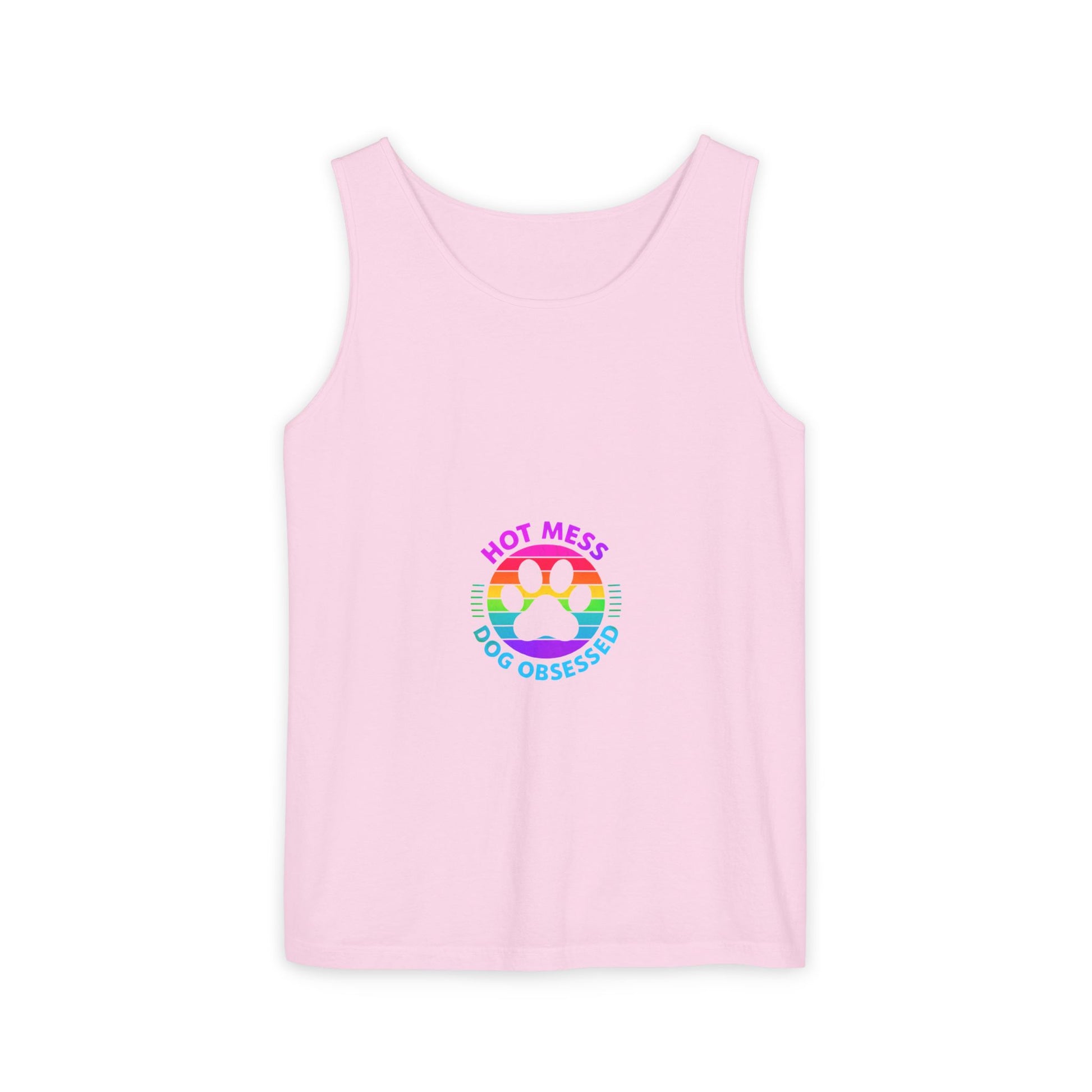 Dog Obsessed Unisex Garment-Dyed Tank Top