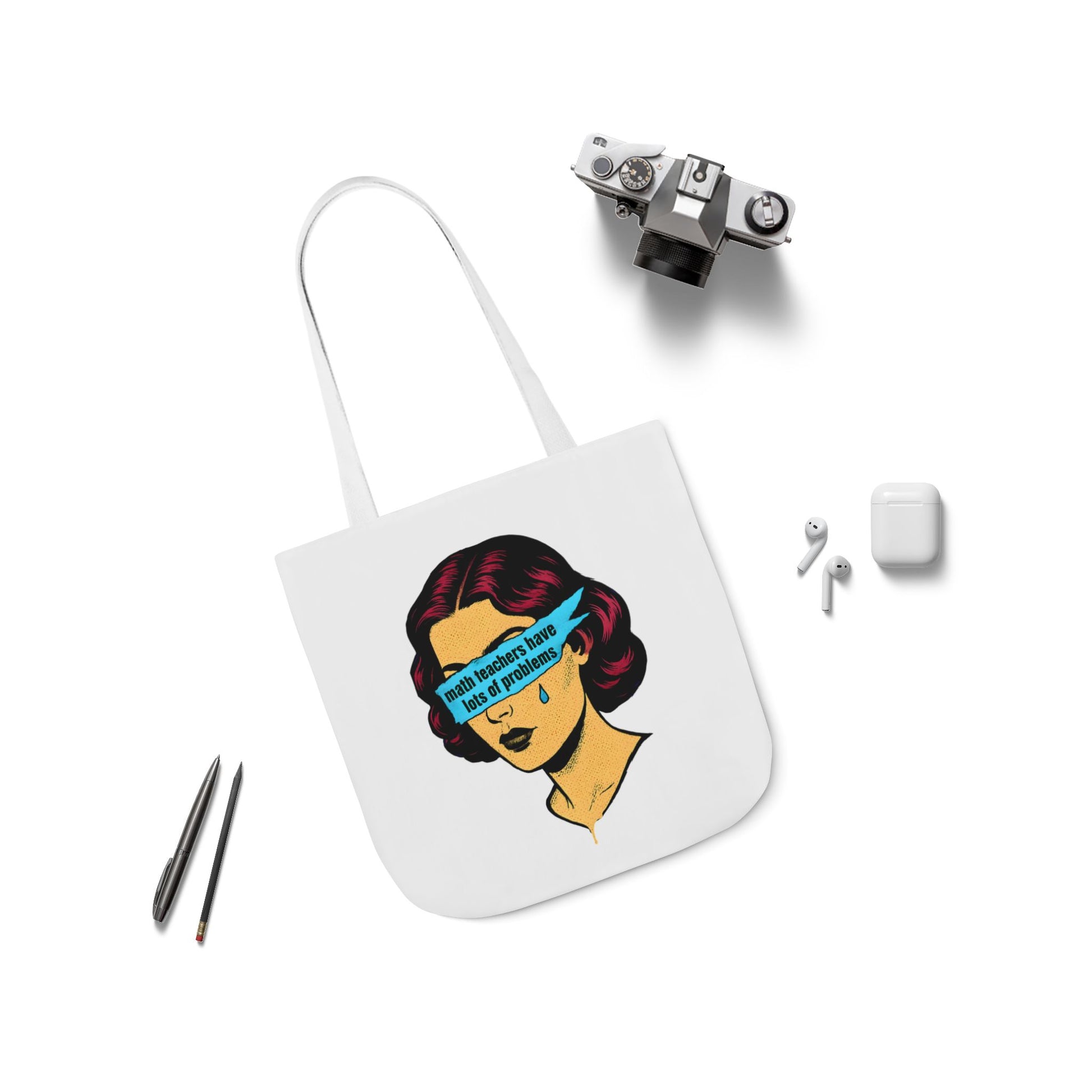 Math teacher Canvas Tote Bag